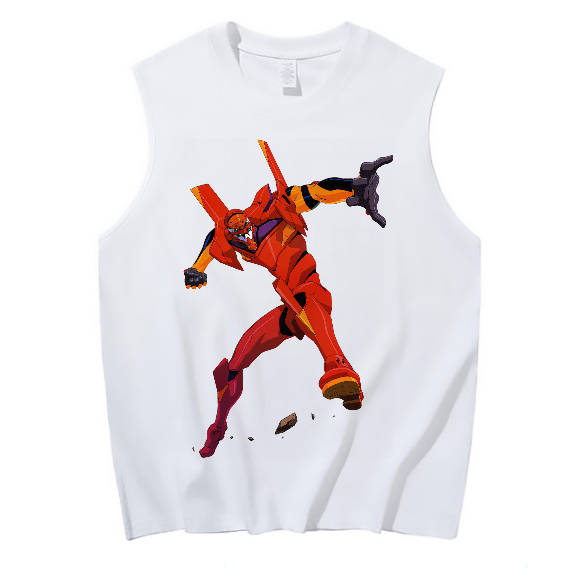 （画像用） EVA 新世紀エヴァンゲリオン コットン100％タンクトップ（フロントプリント）