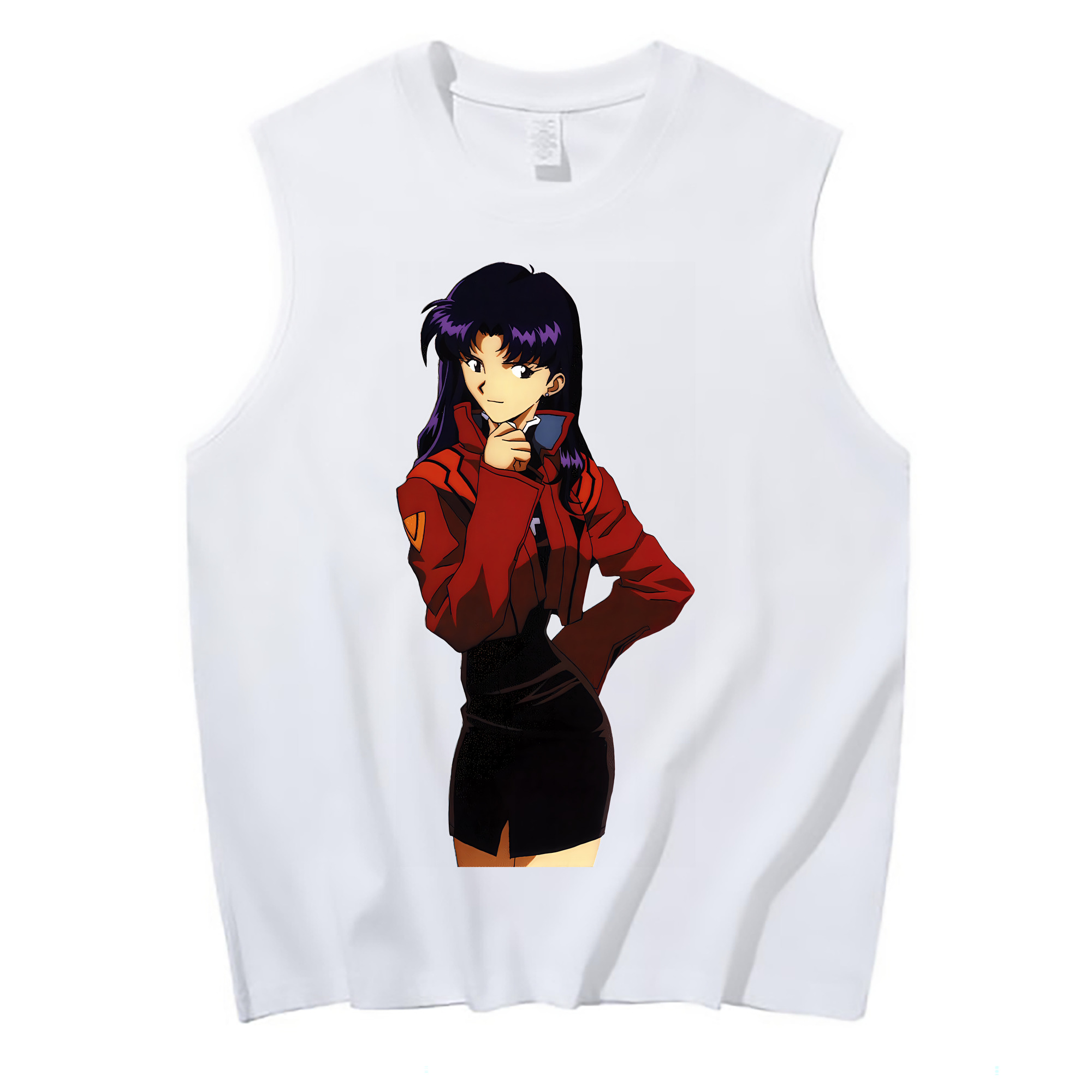 （画像用） EVA 新世紀エヴァンゲリオン コットン100％タンクトップ（フロントプリント）
