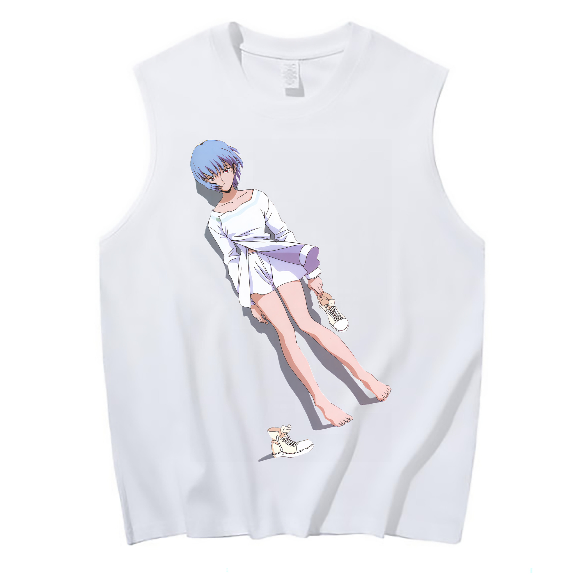 （画像用） EVA 新世紀エヴァンゲリオン コットン100％タンクトップ（フロントプリント）