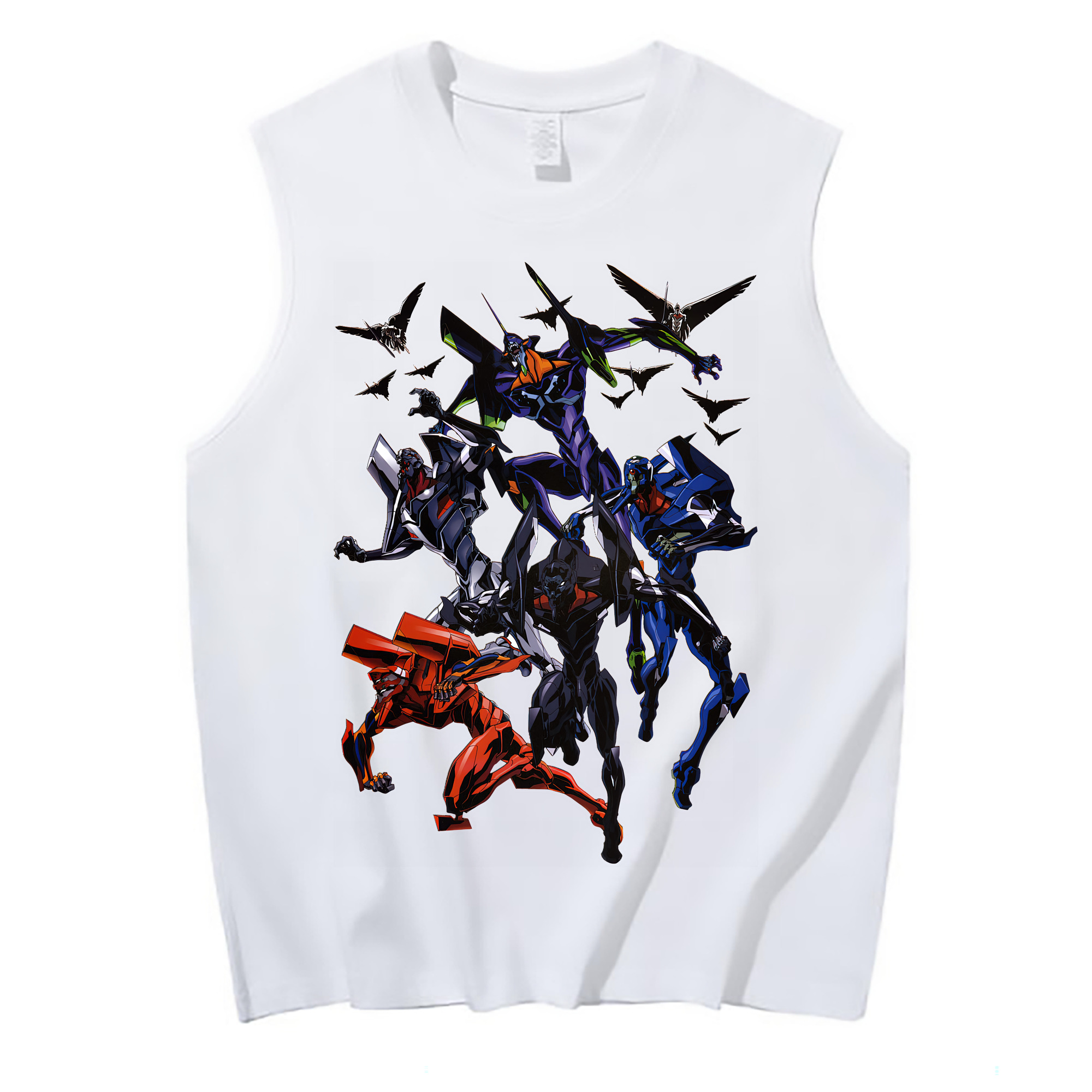 （画像用） EVA 新世紀エヴァンゲリオン コットン100％タンクトップ（フロントプリント）