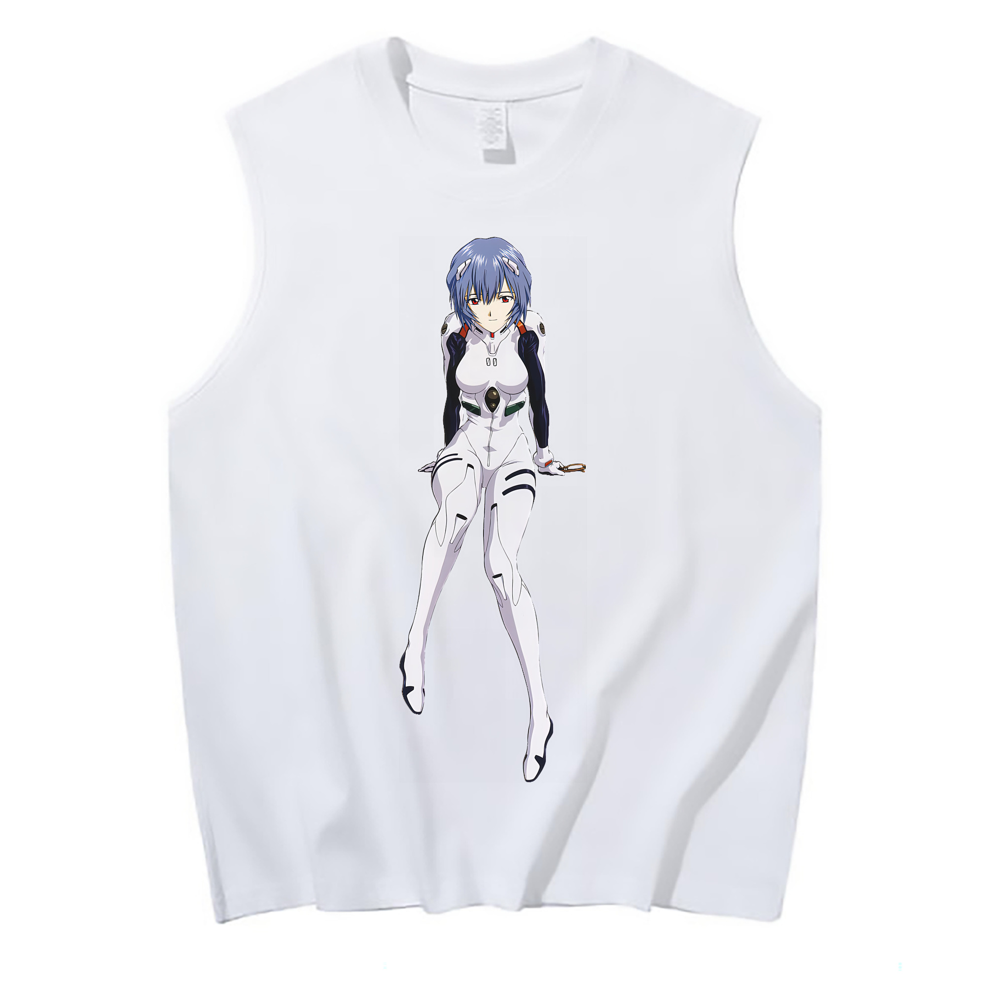 （画像用） EVA 新世紀エヴァンゲリオン コットン100％タンクトップ（フロントプリント）