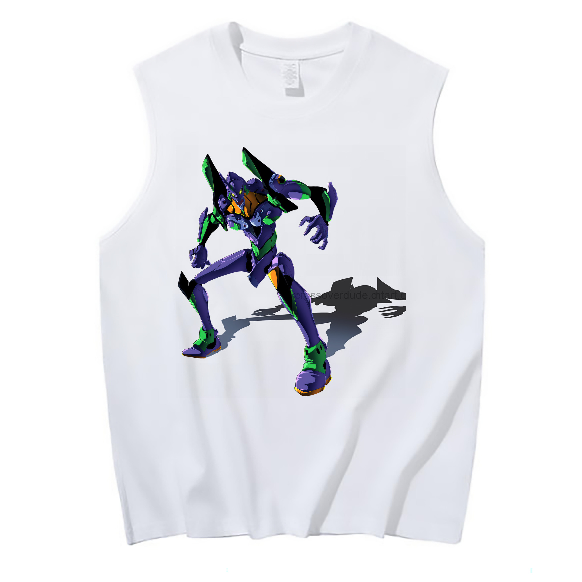 （画像用） EVA 新世紀エヴァンゲリオン コットン100％タンクトップ（フロントプリント）
