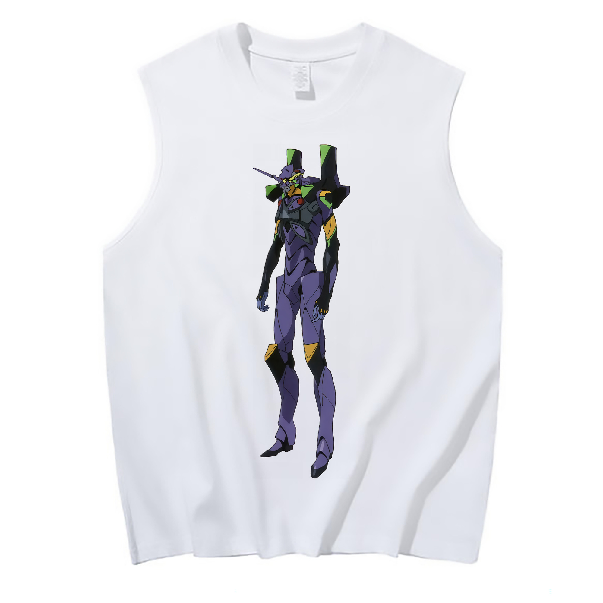 （画像用） EVA 新世紀エヴァンゲリオン コットン100％タンクトップ（フロントプリント）