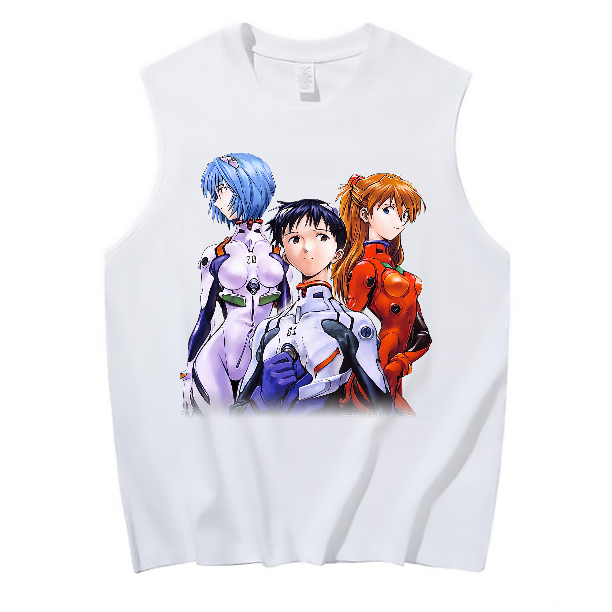 （画像用） EVA 新世紀エヴァンゲリオン コットン100％タンクトップ（フロントプリント）