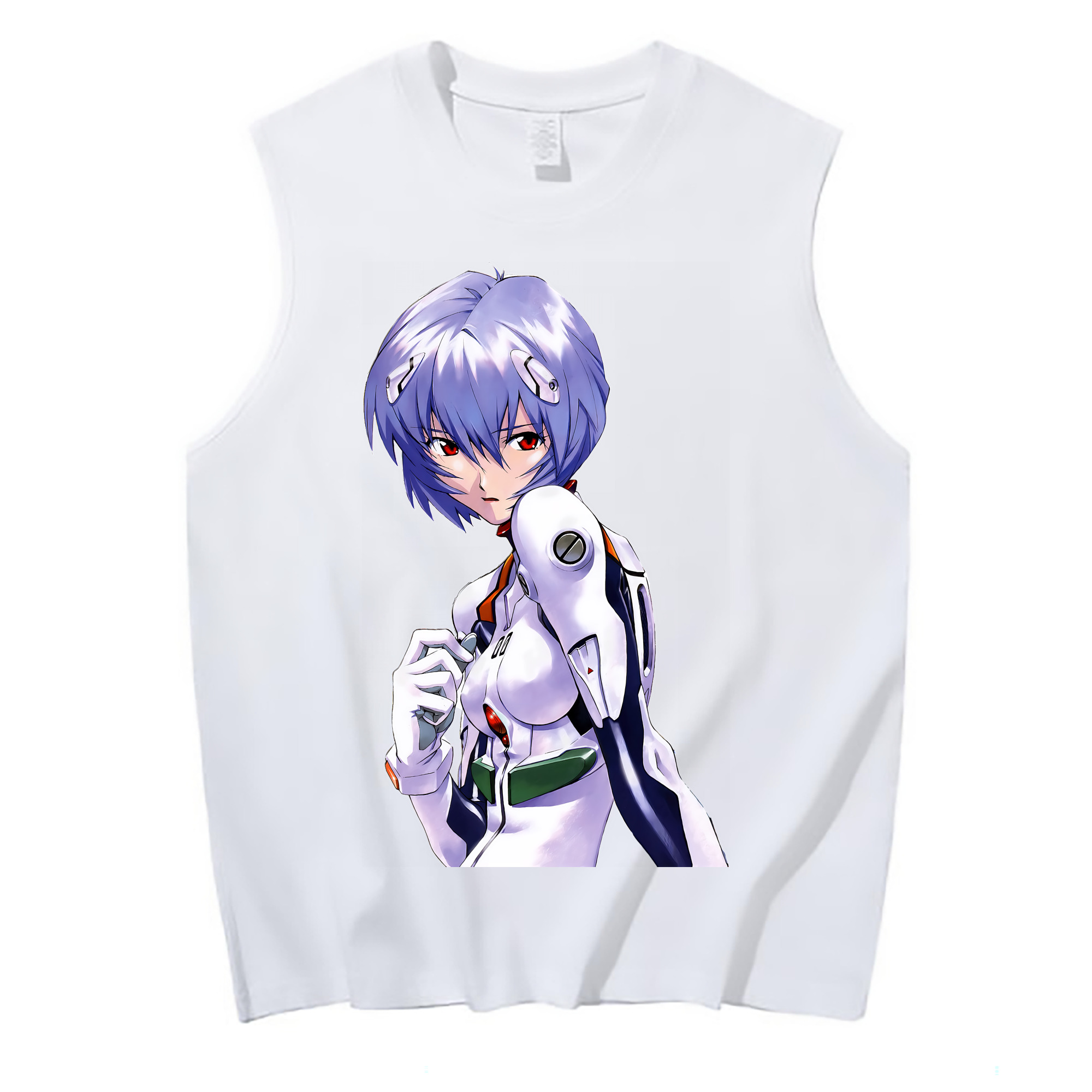 （画像用） EVA 新世紀エヴァンゲリオン コットン100％タンクトップ（フロントプリント）