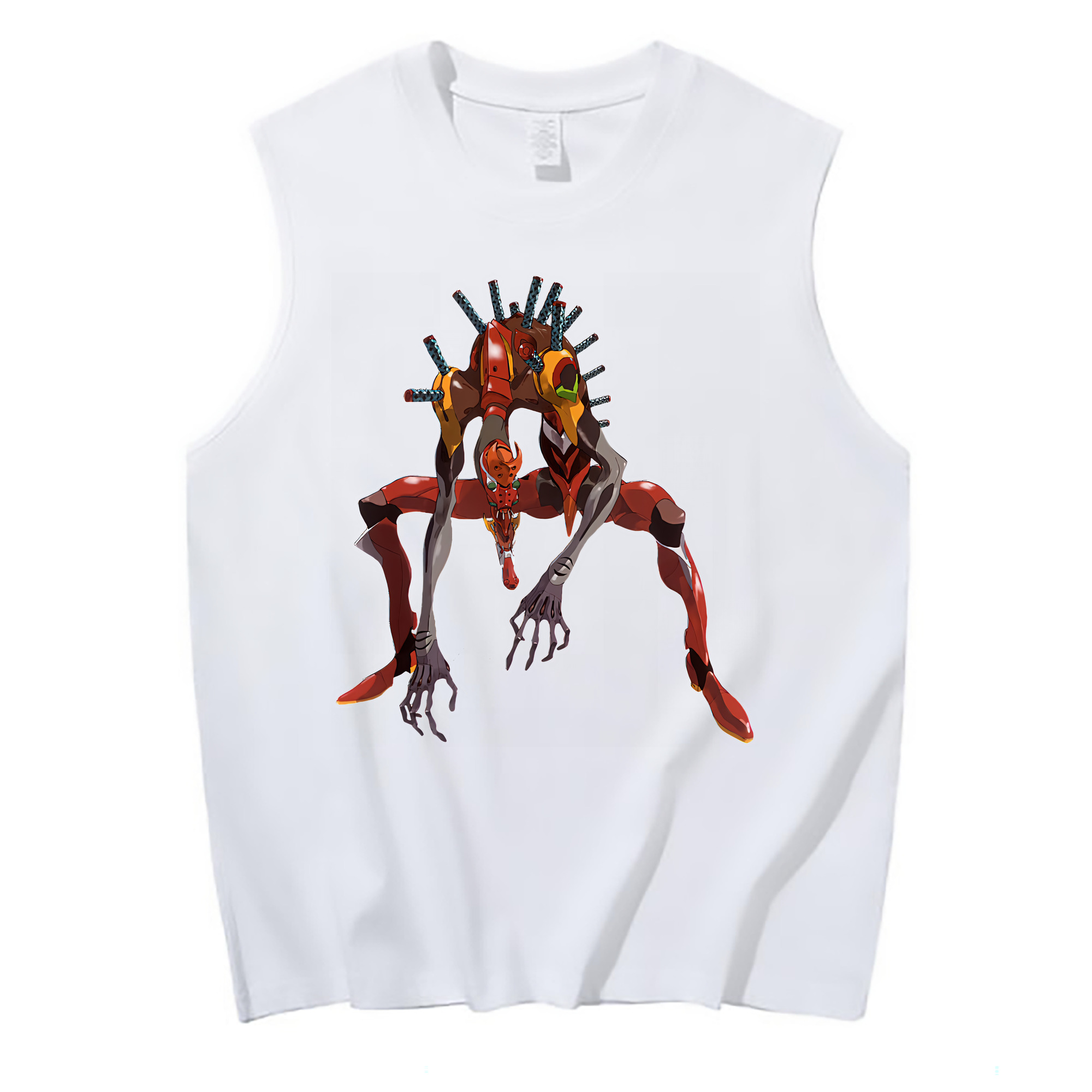 （画像用） EVA 新世紀エヴァンゲリオン コットン100％タンクトップ（フロントプリント）