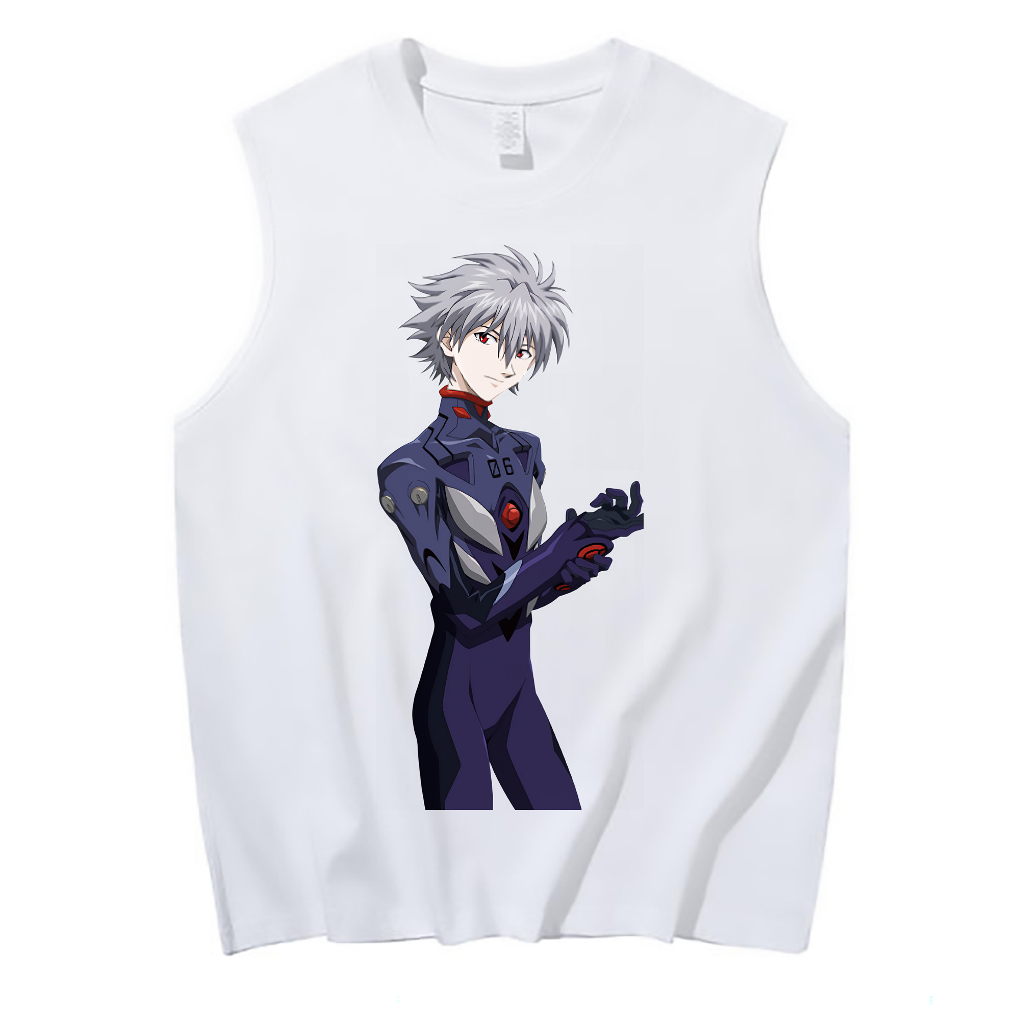 （画像用） EVA 新世紀エヴァンゲリオン コットン100％タンクトップ（フロントプリント）