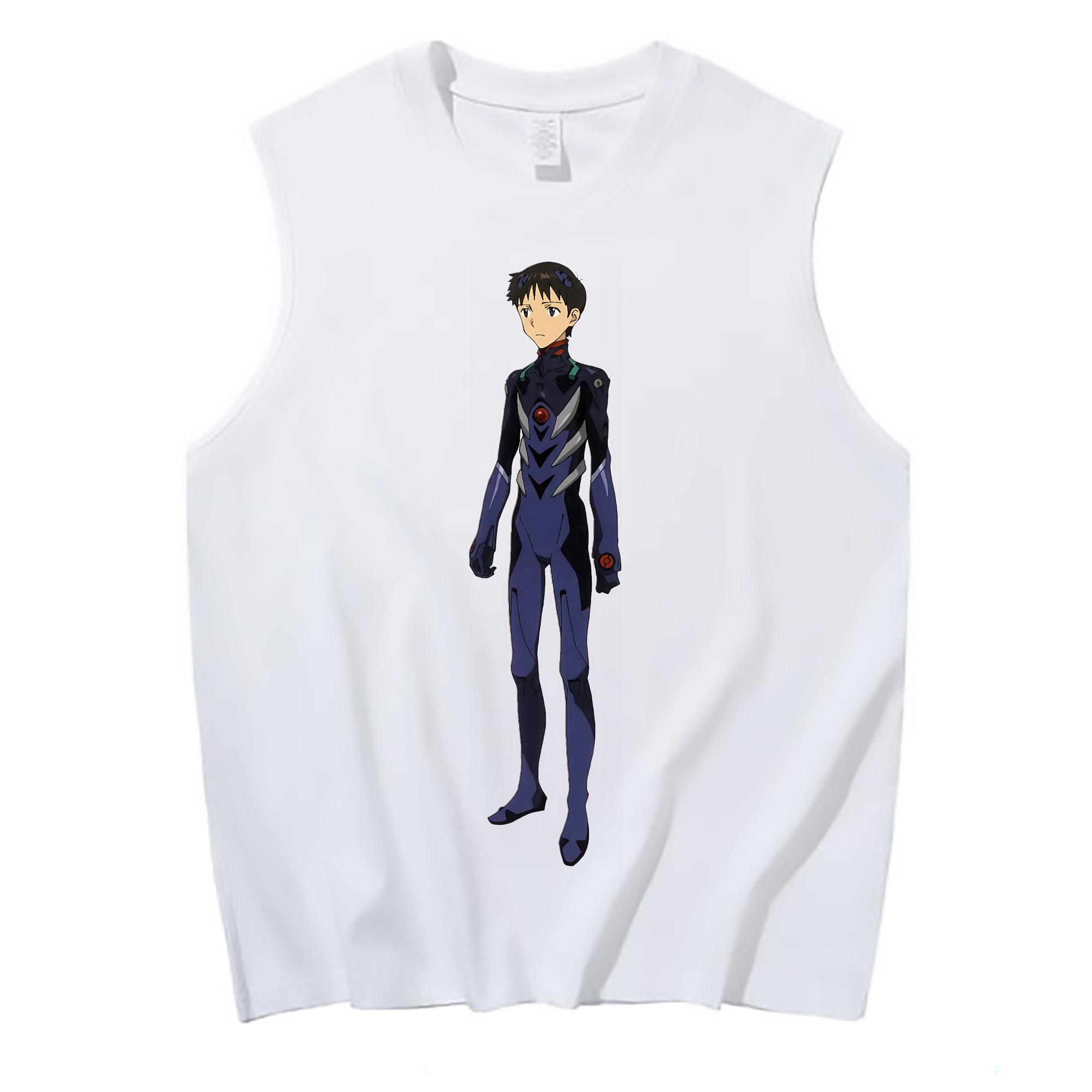 （画像用） EVA 新世紀エヴァンゲリオン コットン100％タンクトップ（フロントプリント）