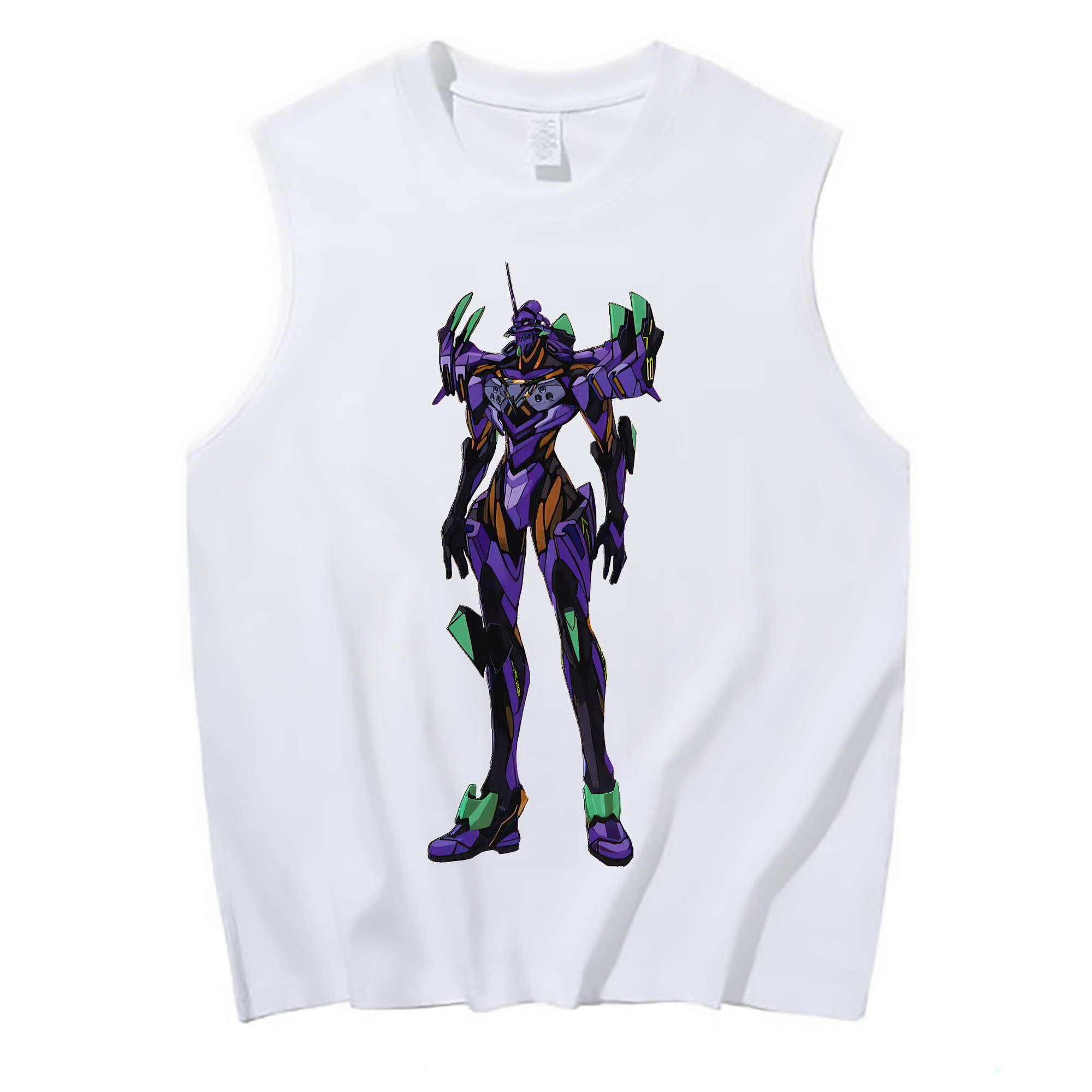 （画像用） EVA 新世紀エヴァンゲリオン コットン100％タンクトップ（フロントプリント）
