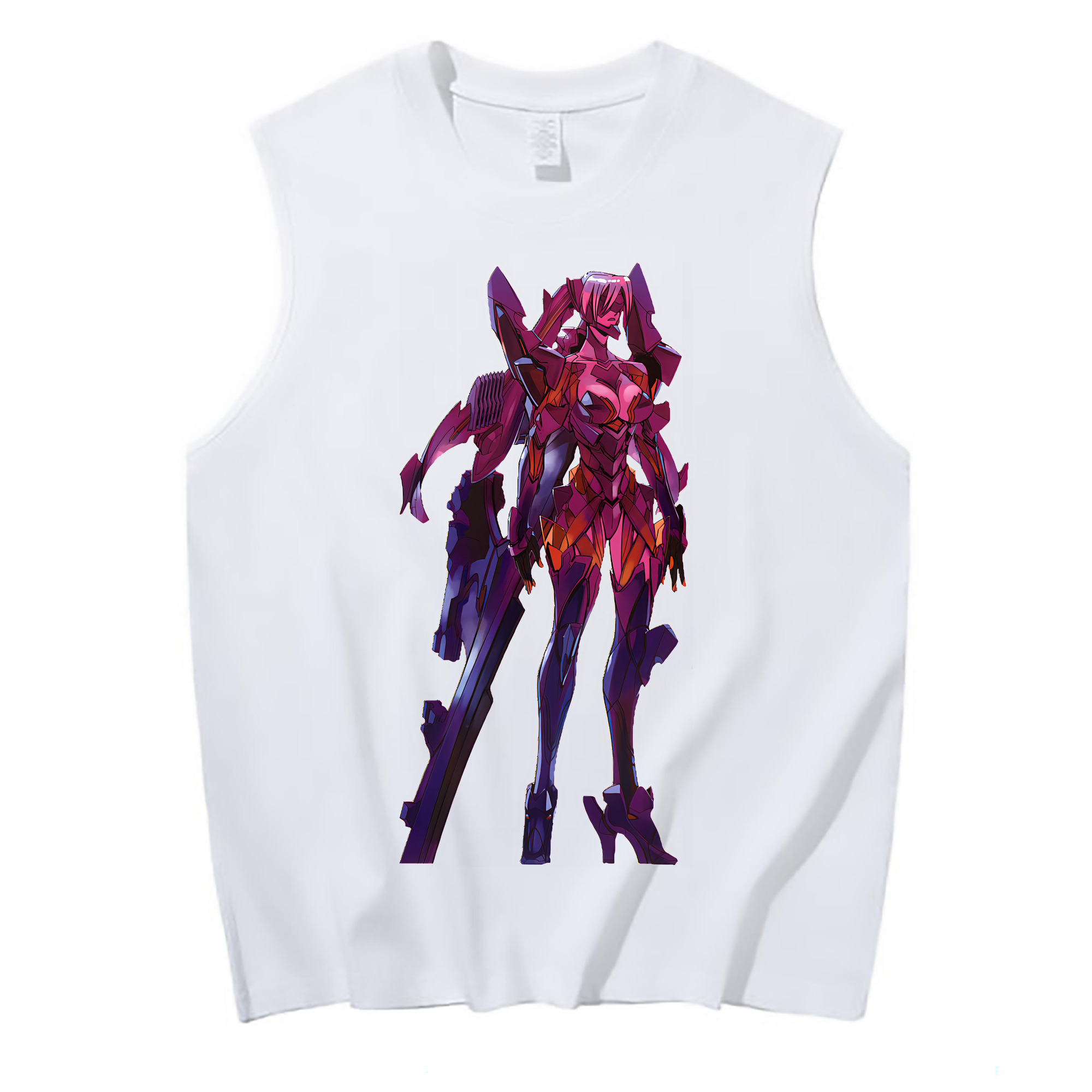 （画像用） EVA 新世紀エヴァンゲリオン コットン100％タンクトップ（フロントプリント）