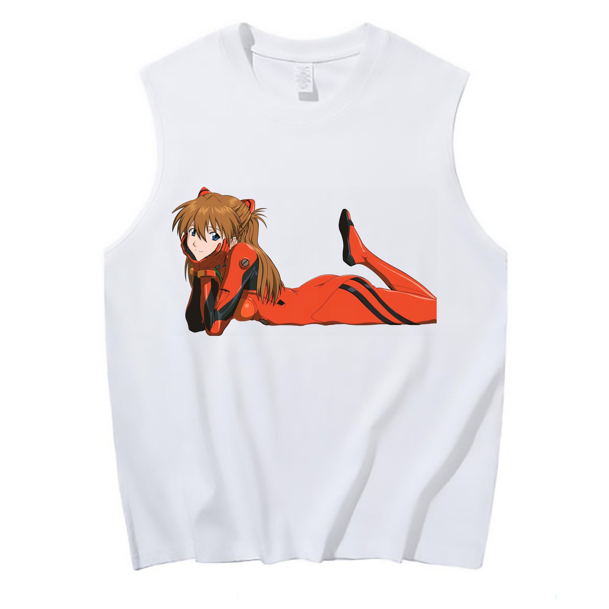 （画像用） EVA 新世紀エヴァンゲリオン コットン100％タンクトップ（フロントプリント）