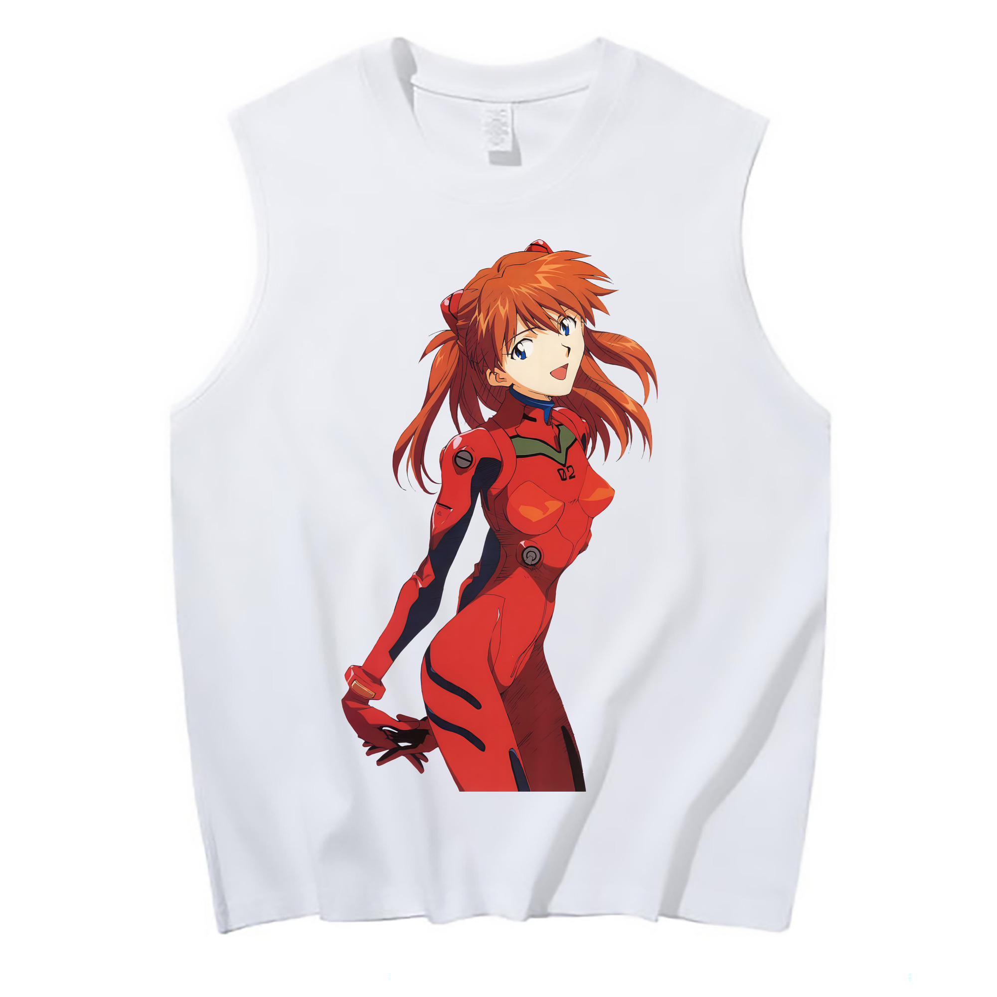 （画像用） EVA 新世紀エヴァンゲリオン コットン100％タンクトップ（フロントプリント）