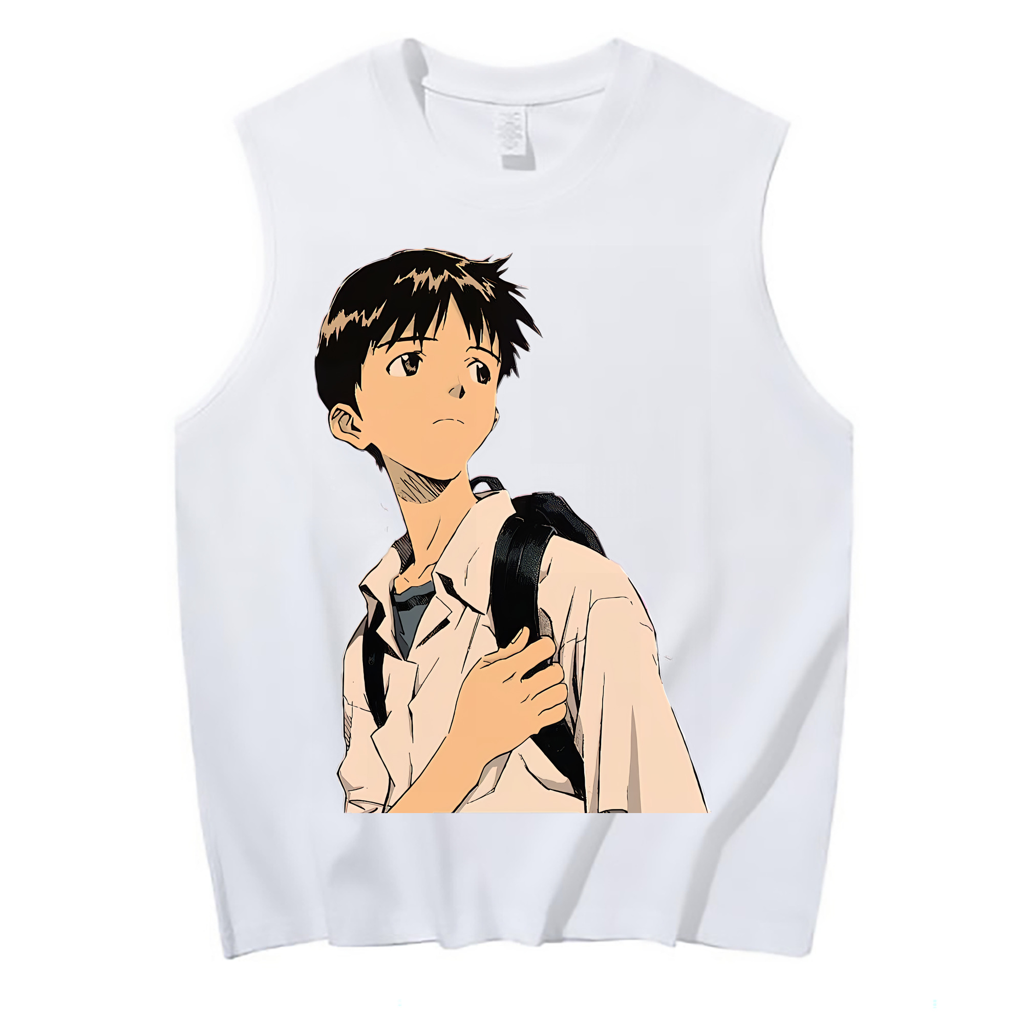 （画像用） EVA 新世紀エヴァンゲリオン コットン100％タンクトップ（フロントプリント）