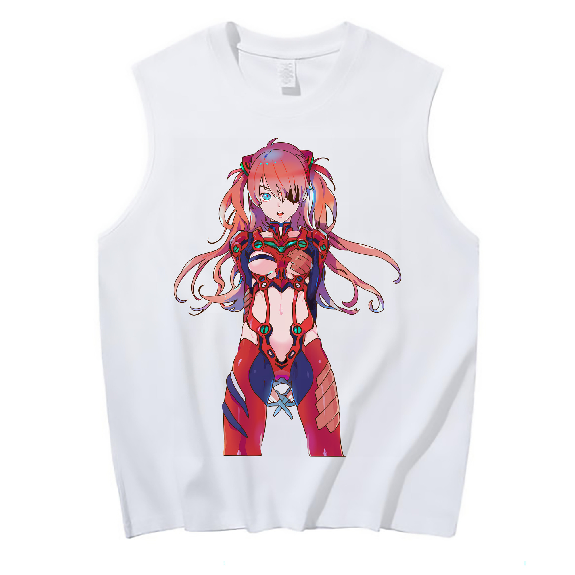 （画像用） EVA 新世紀エヴァンゲリオン コットン100％タンクトップ（フロントプリント）