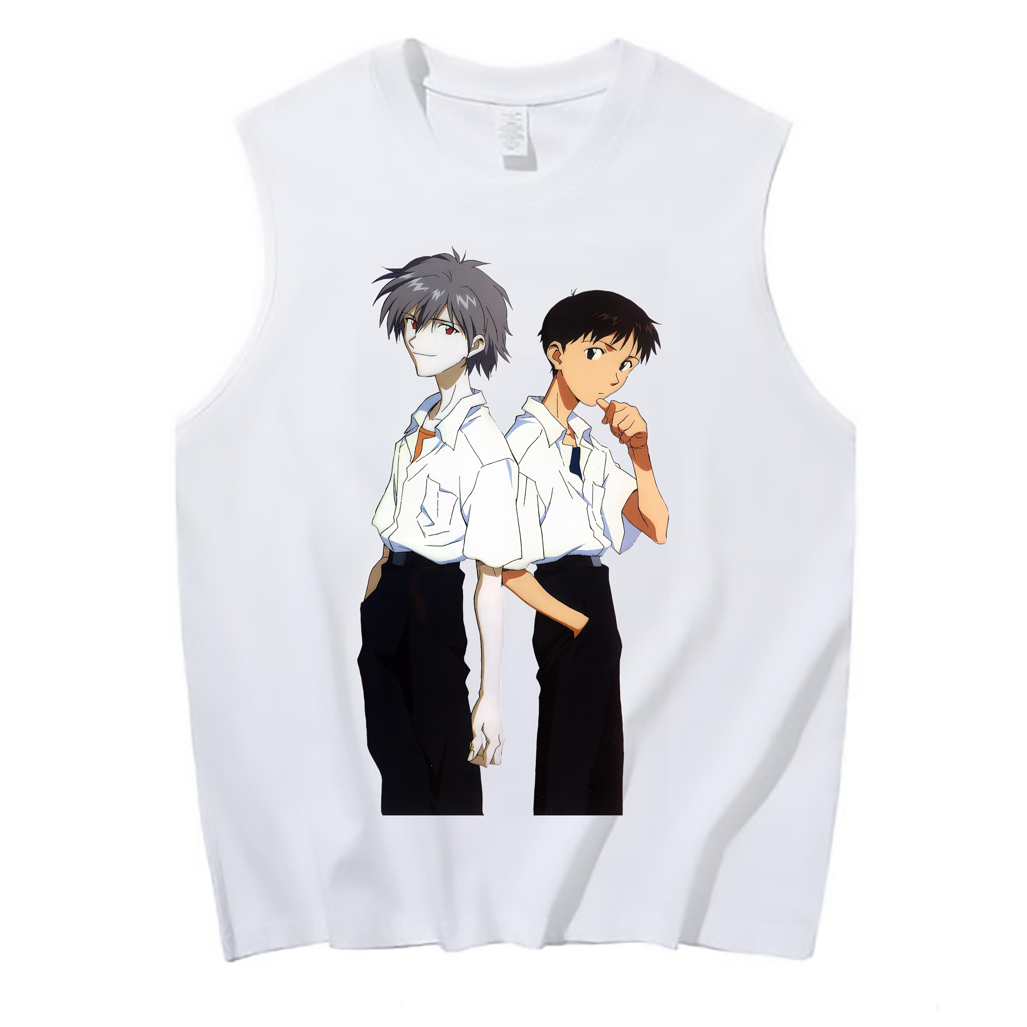 （画像用） EVA 新世紀エヴァンゲリオン コットン100％タンクトップ（フロントプリント）