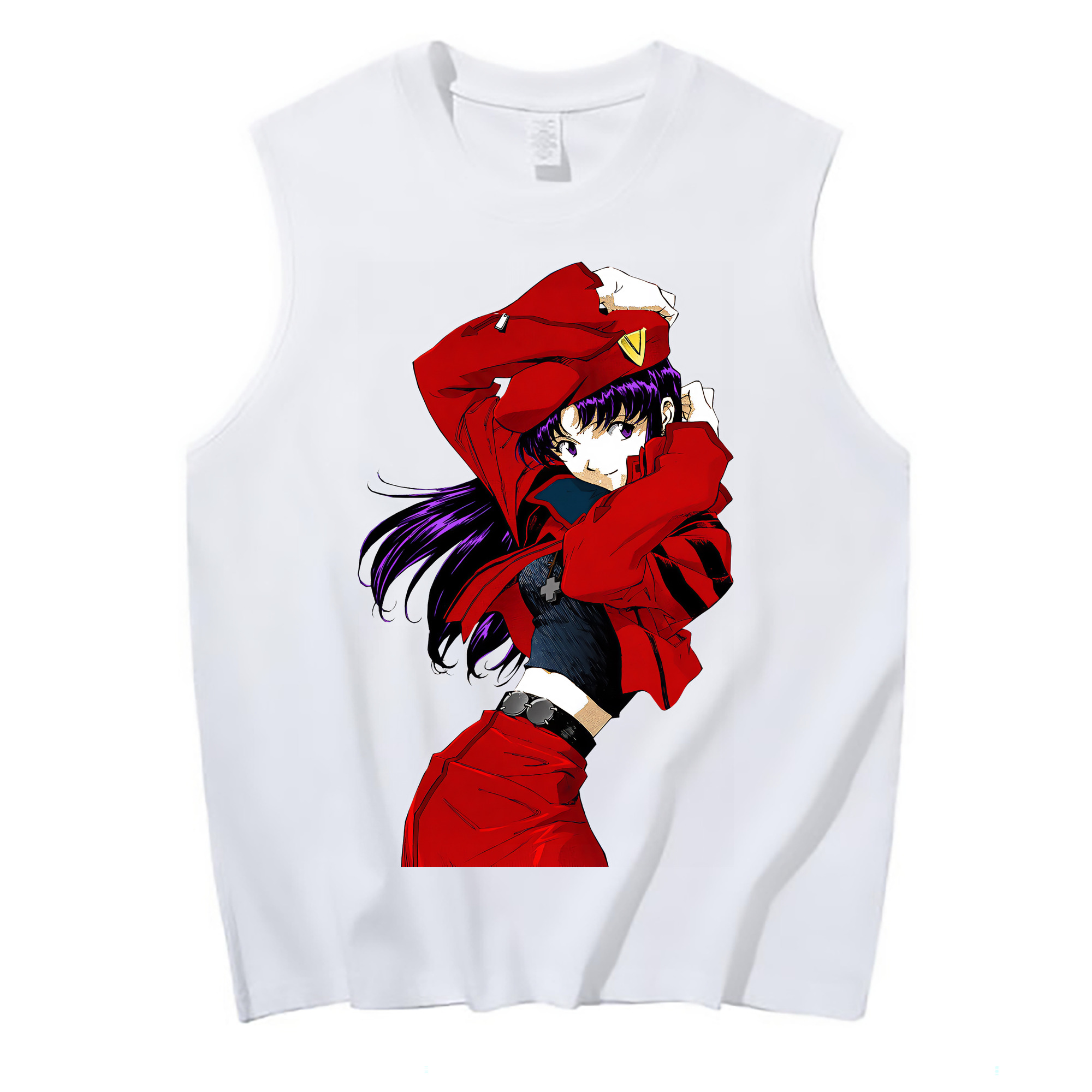 （画像用） EVA 新世紀エヴァンゲリオン コットン100％タンクトップ（フロントプリント）