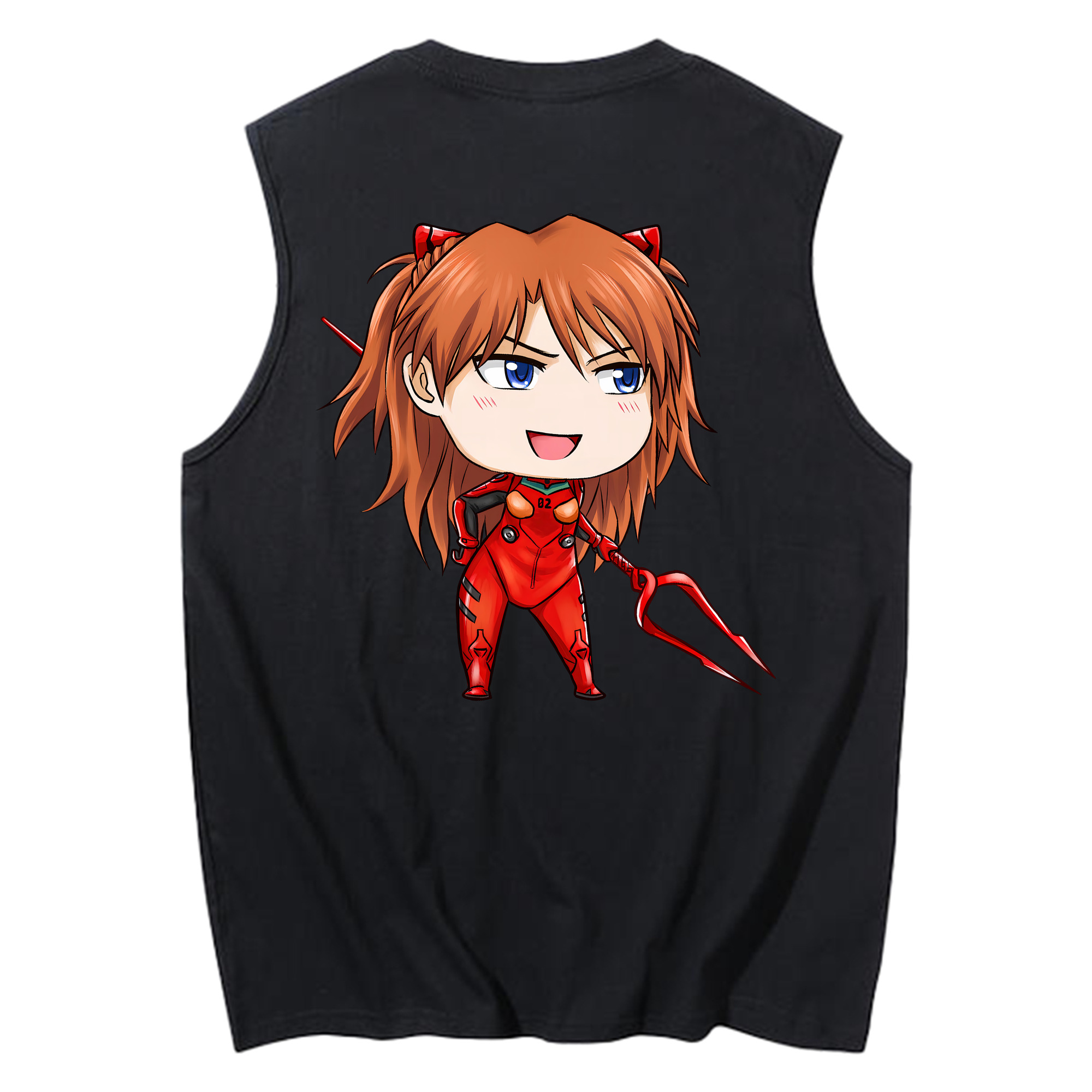 （画像用） EVA 新世紀エヴァンゲリオン コットン100％タンクトップ（背面プリント）