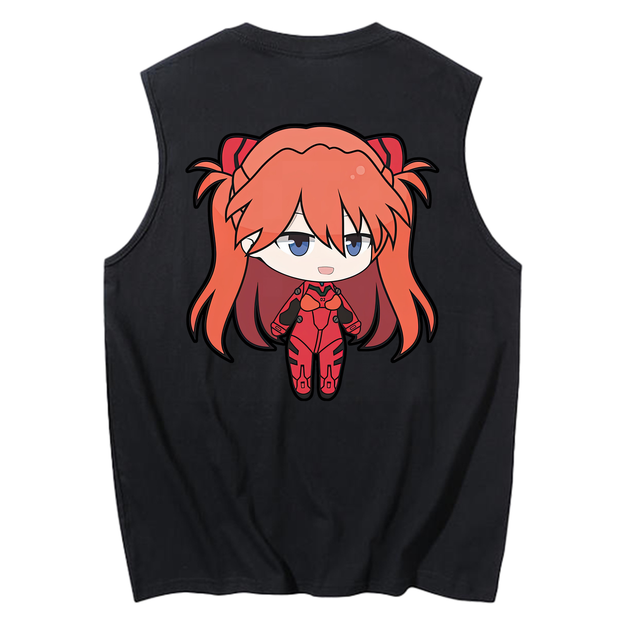 （画像用） EVA 新世紀エヴァンゲリオン コットン100％タンクトップ（背面プリント）