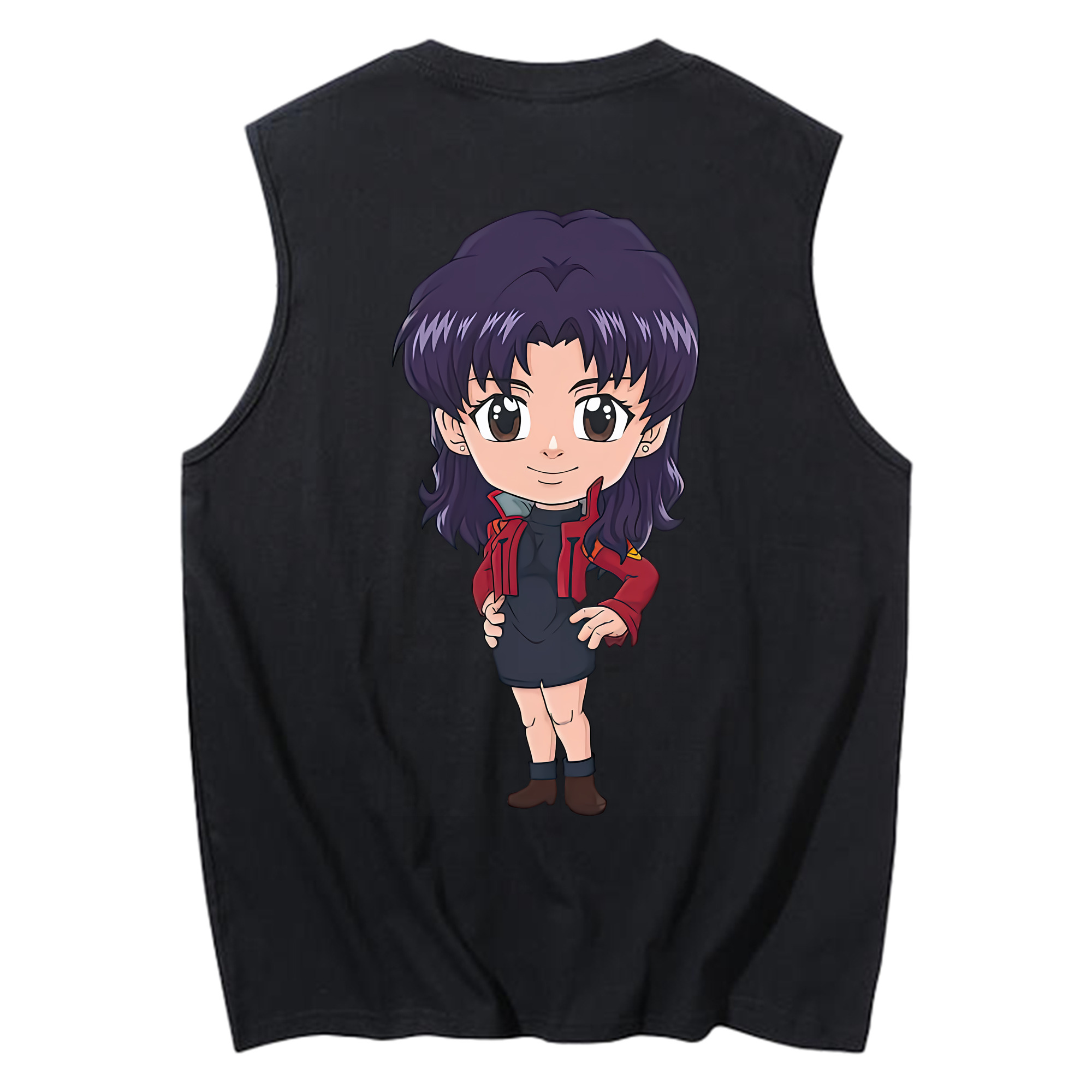 （画像用） EVA 新世紀エヴァンゲリオン コットン100％タンクトップ（背面プリント）