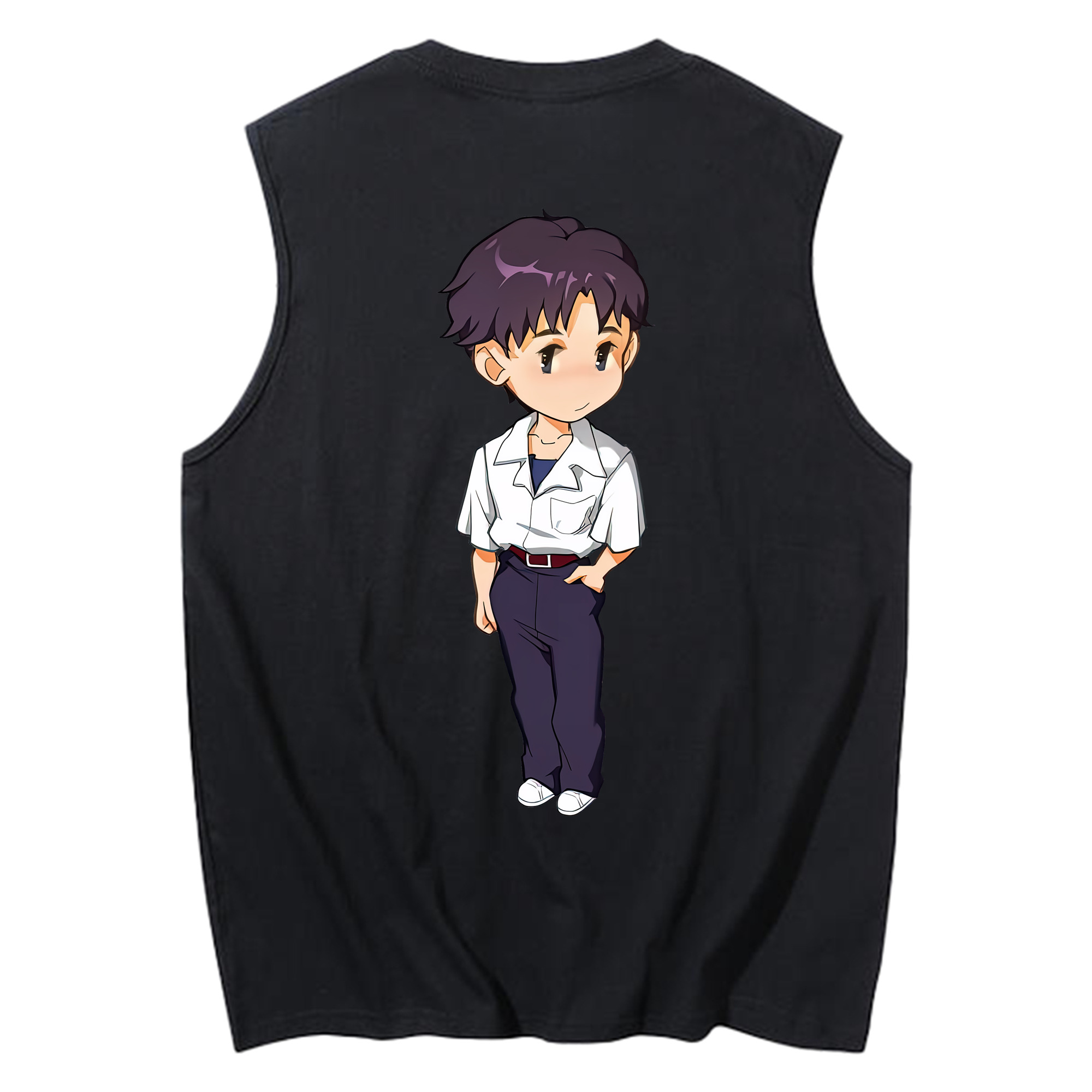 （画像用） EVA 新世紀エヴァンゲリオン コットン100％タンクトップ（背面プリント）