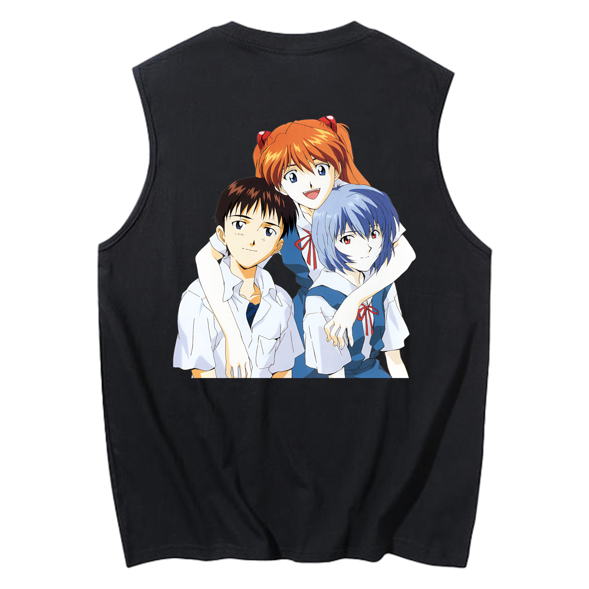 （画像用） EVA 新世紀エヴァンゲリオン コットン100％タンクトップ（背面プリント）