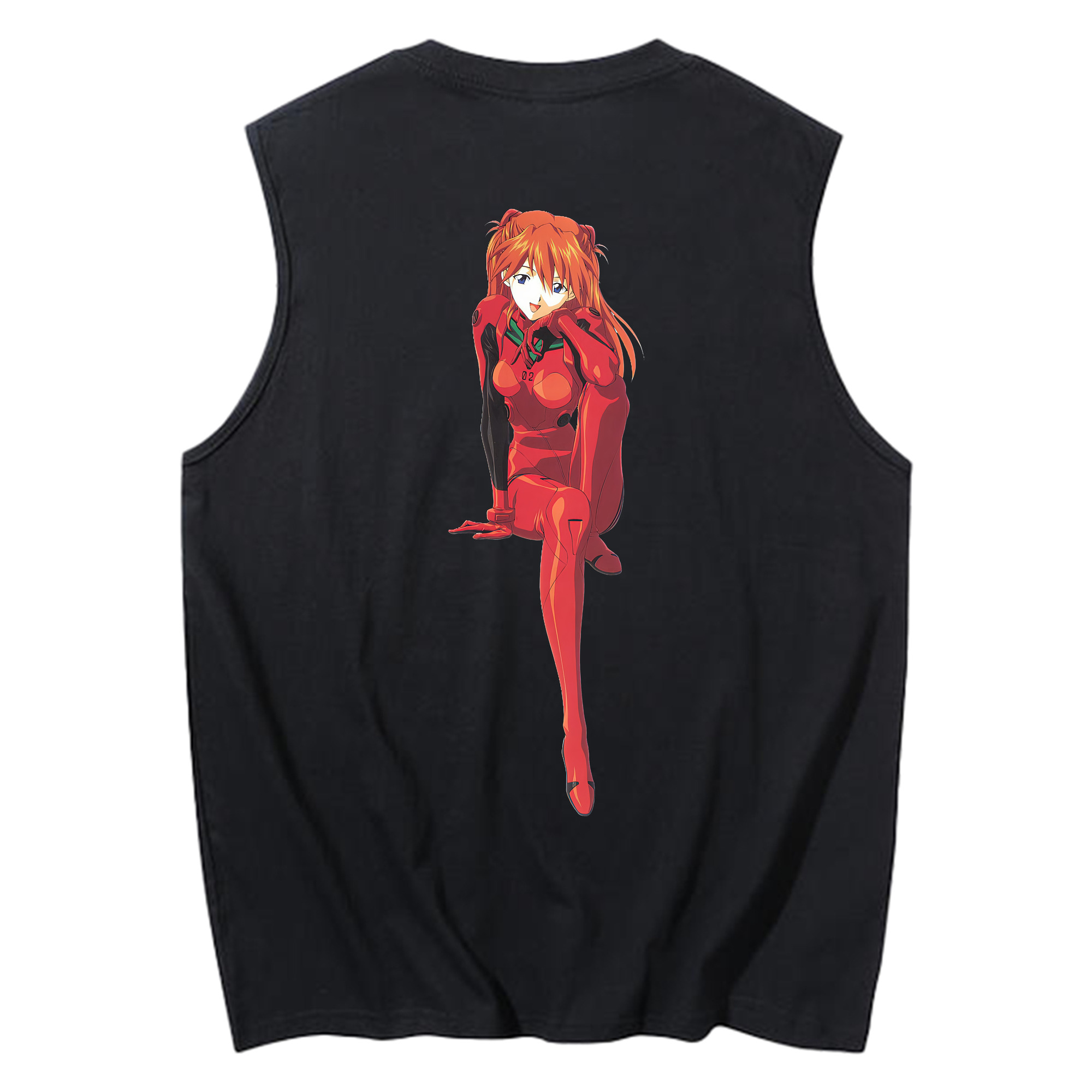 （画像用） EVA 新世紀エヴァンゲリオン コットン100％タンクトップ（背面プリント）