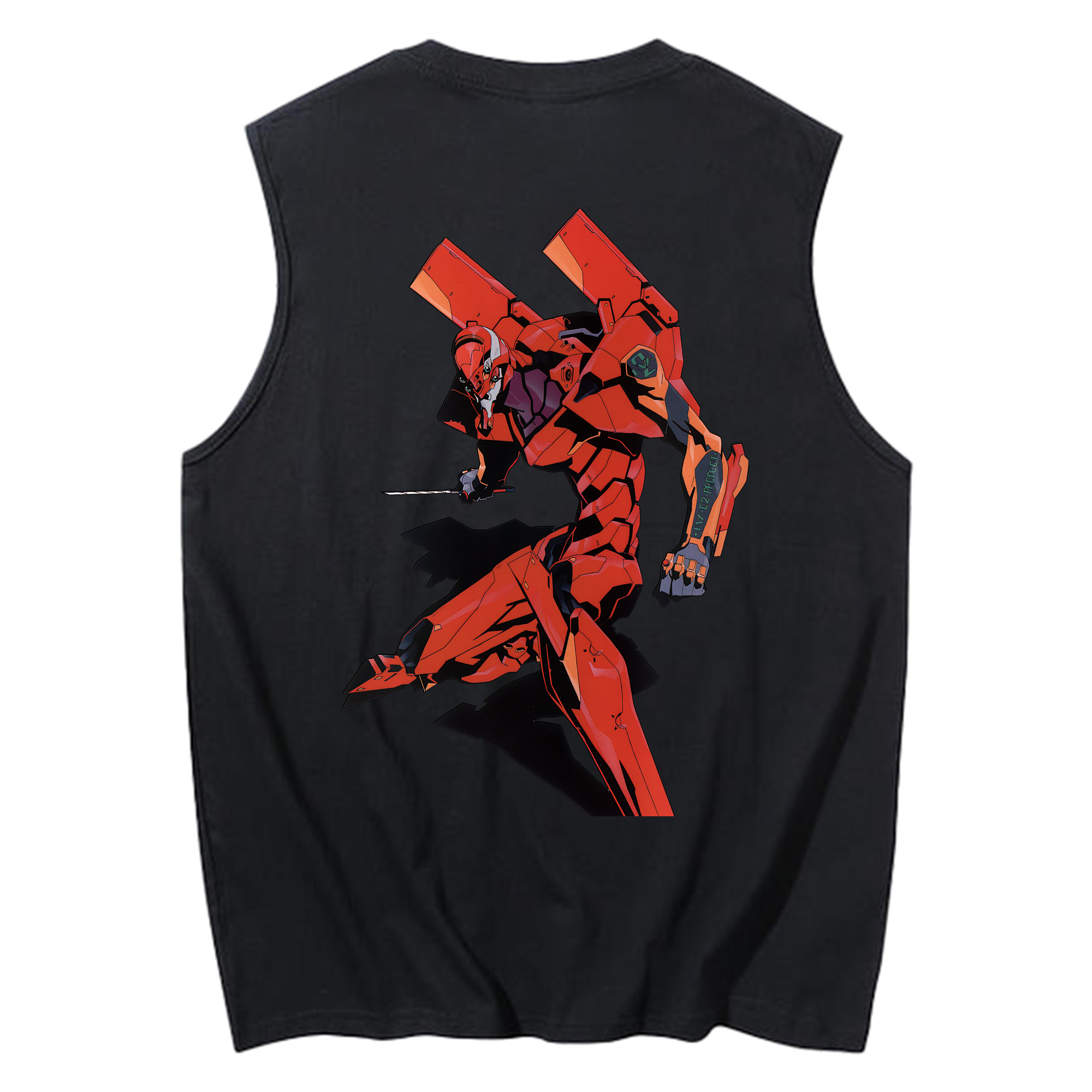 （画像用） EVA 新世紀エヴァンゲリオン コットン100％タンクトップ（背面プリント）