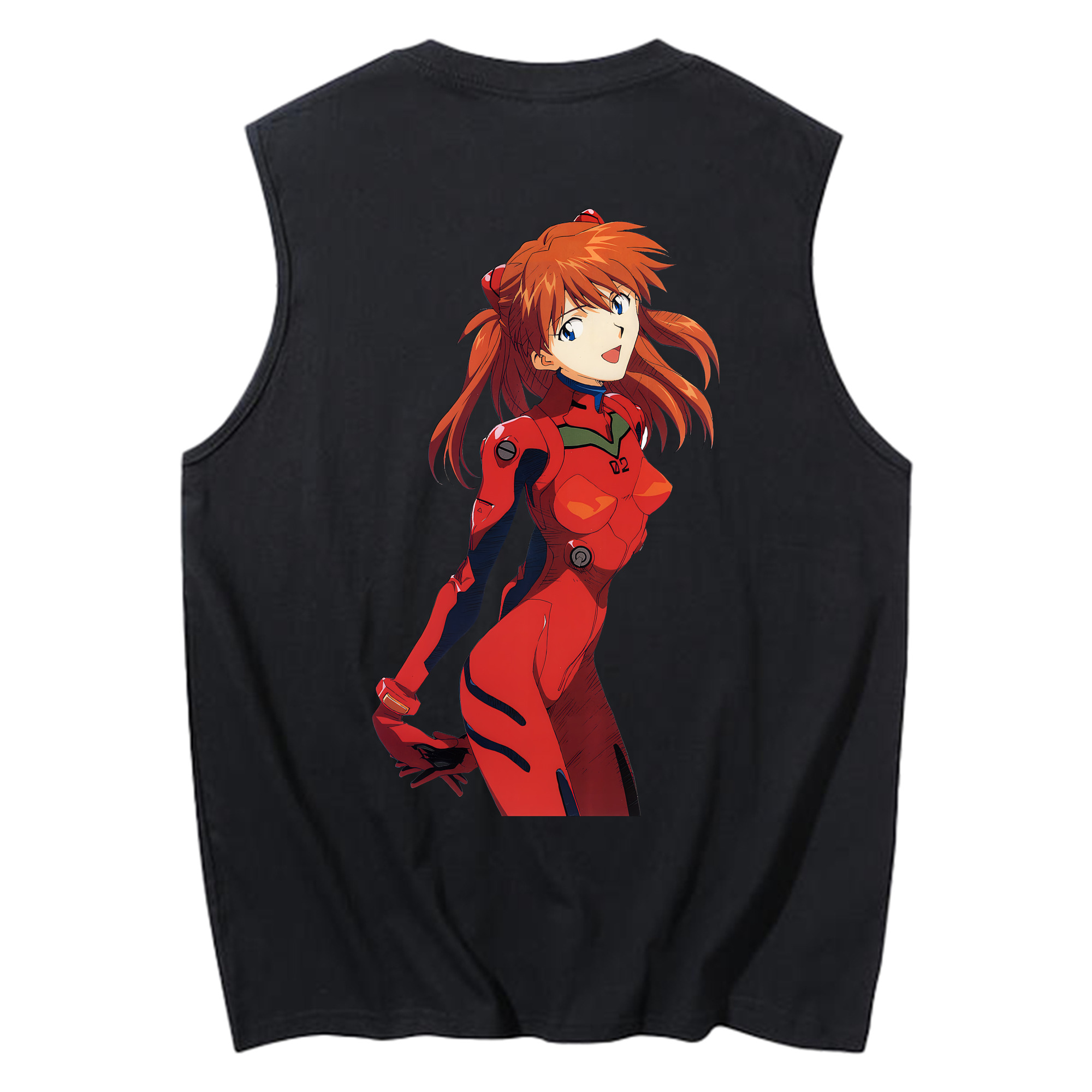 （画像用） EVA 新世紀エヴァンゲリオン コットン100％タンクトップ（背面プリント）