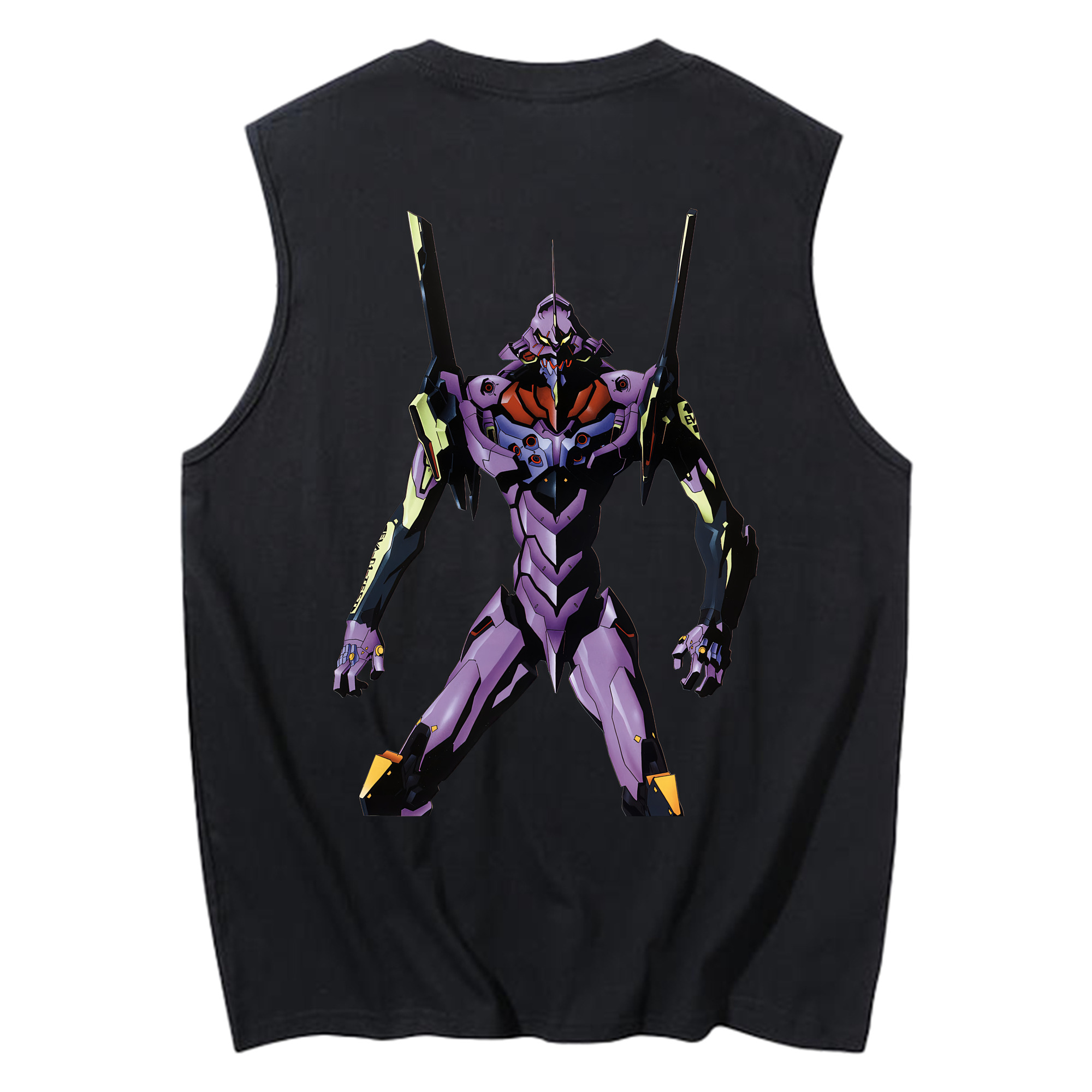 （画像用） EVA 新世紀エヴァンゲリオン コットン100％タンクトップ（背面プリント）