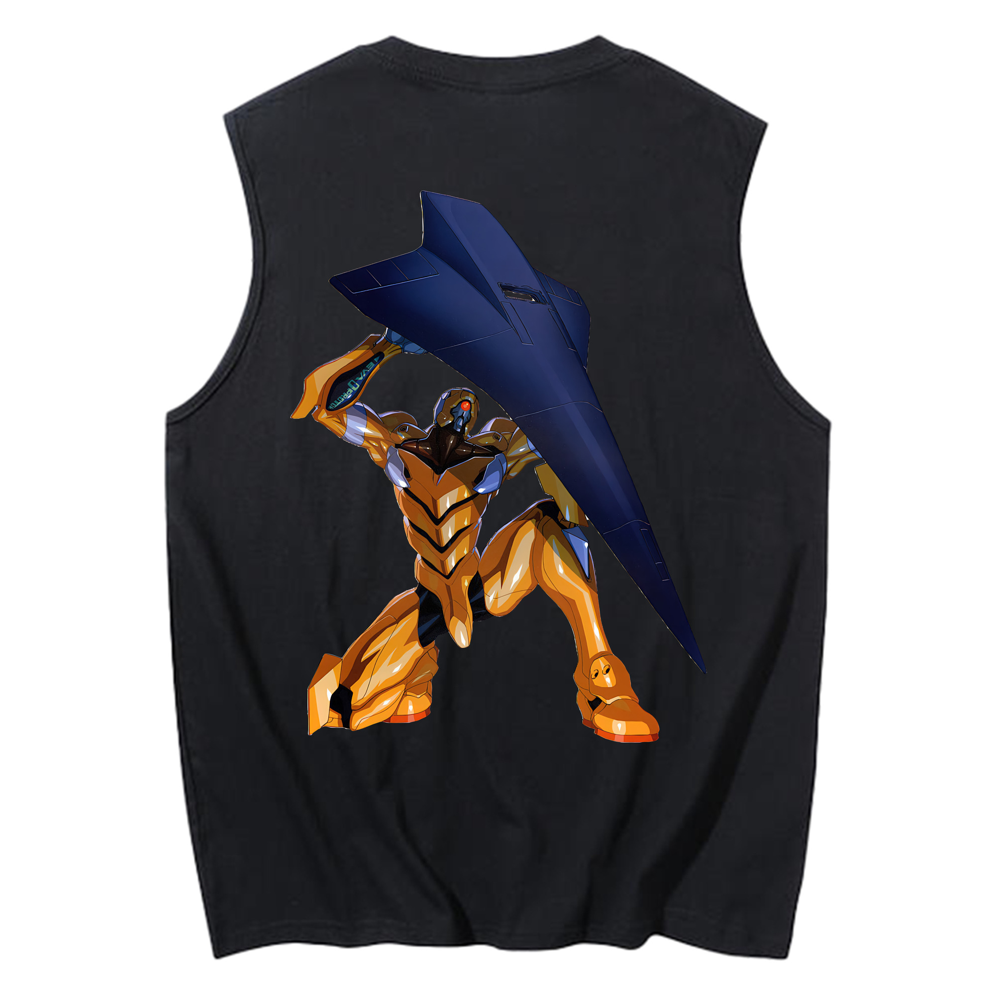 （画像用） EVA 新世紀エヴァンゲリオン コットン100％タンクトップ（背面プリント）