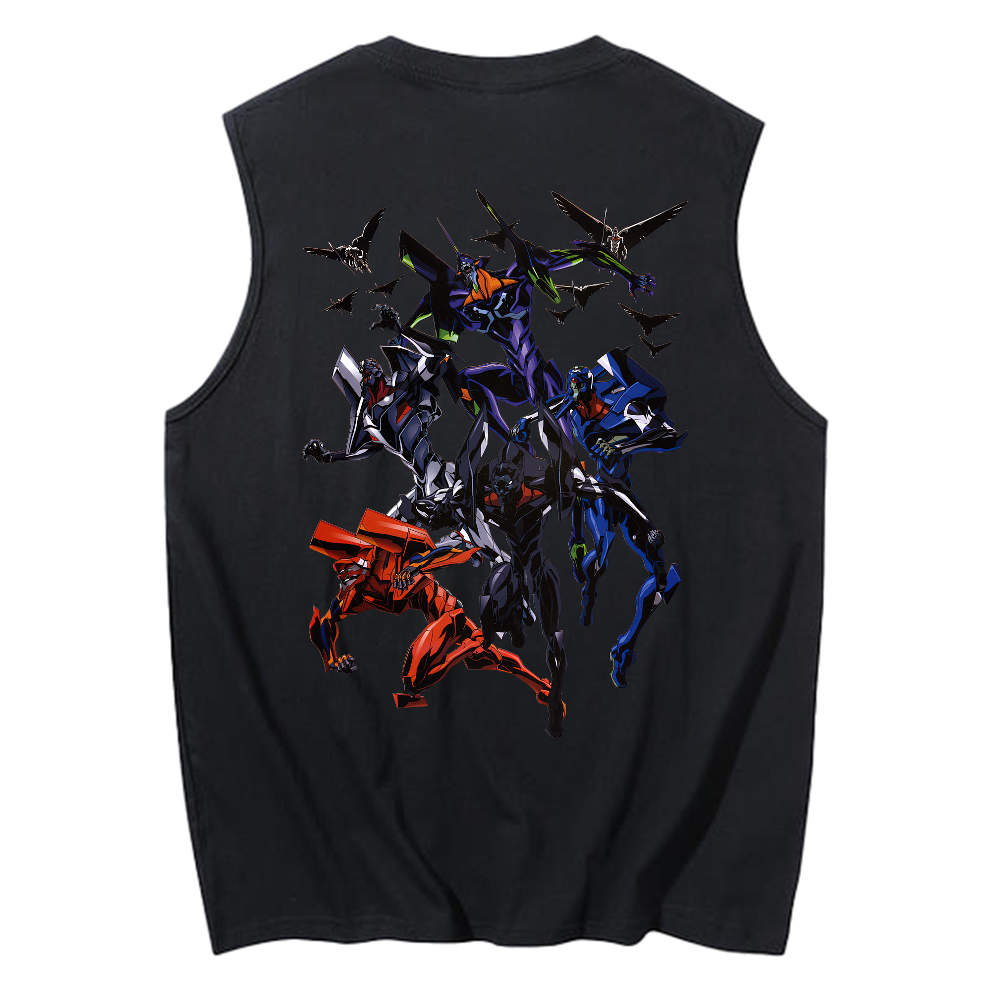 （画像用） EVA 新世紀エヴァンゲリオン コットン100％タンクトップ（背面プリント）
