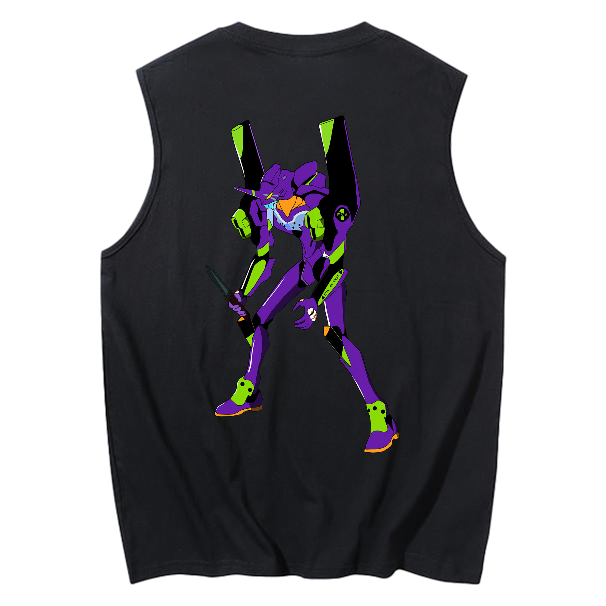 （画像用） EVA 新世紀エヴァンゲリオン コットン100％タンクトップ（背面プリント）
