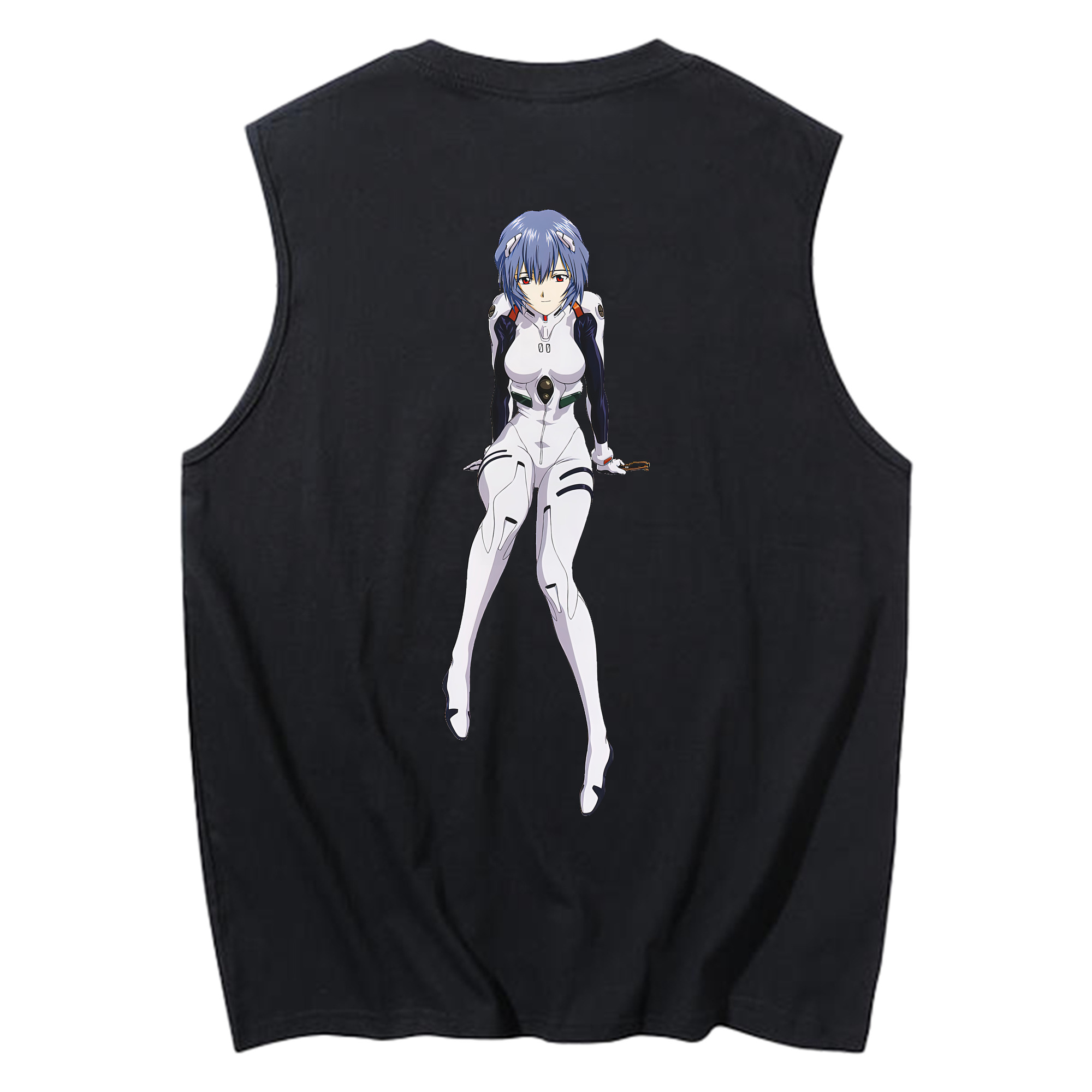（画像用） EVA 新世紀エヴァンゲリオン コットン100％タンクトップ（背面プリント）