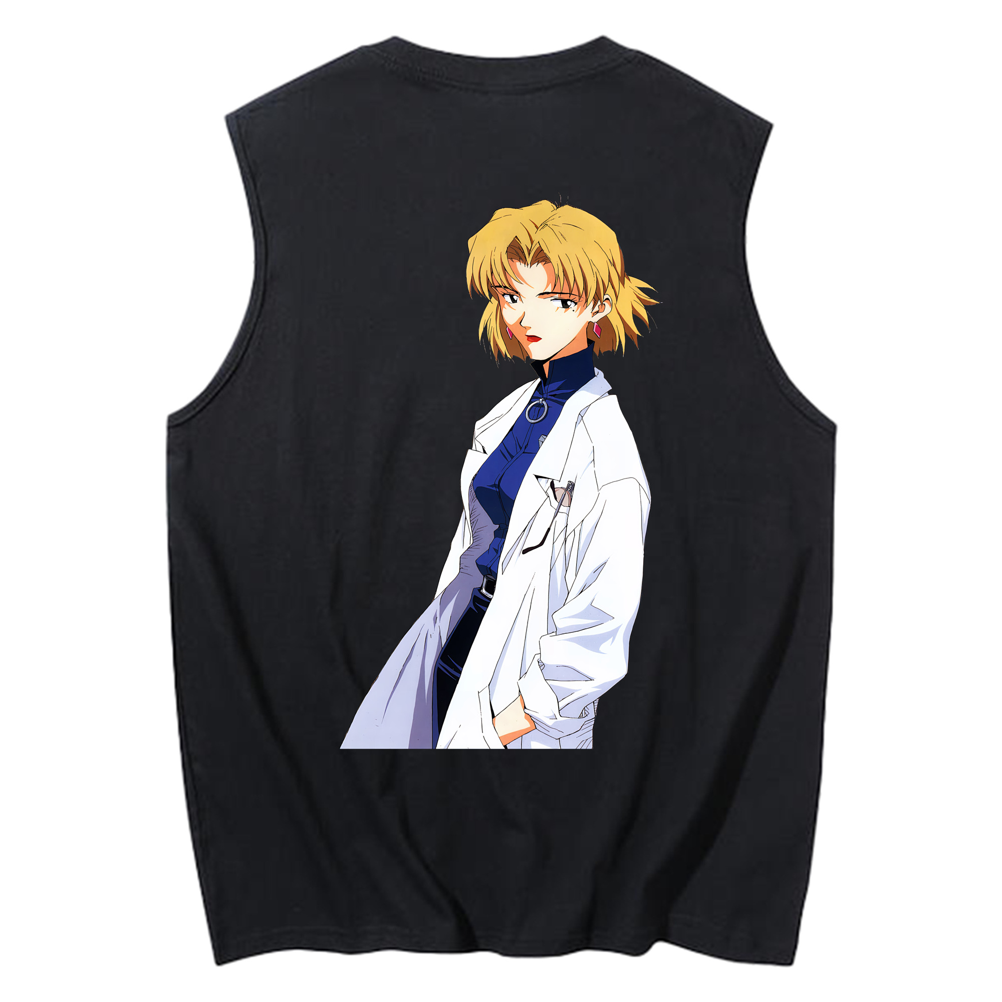 （画像用） EVA 新世紀エヴァンゲリオン コットン100％タンクトップ（背面プリント）