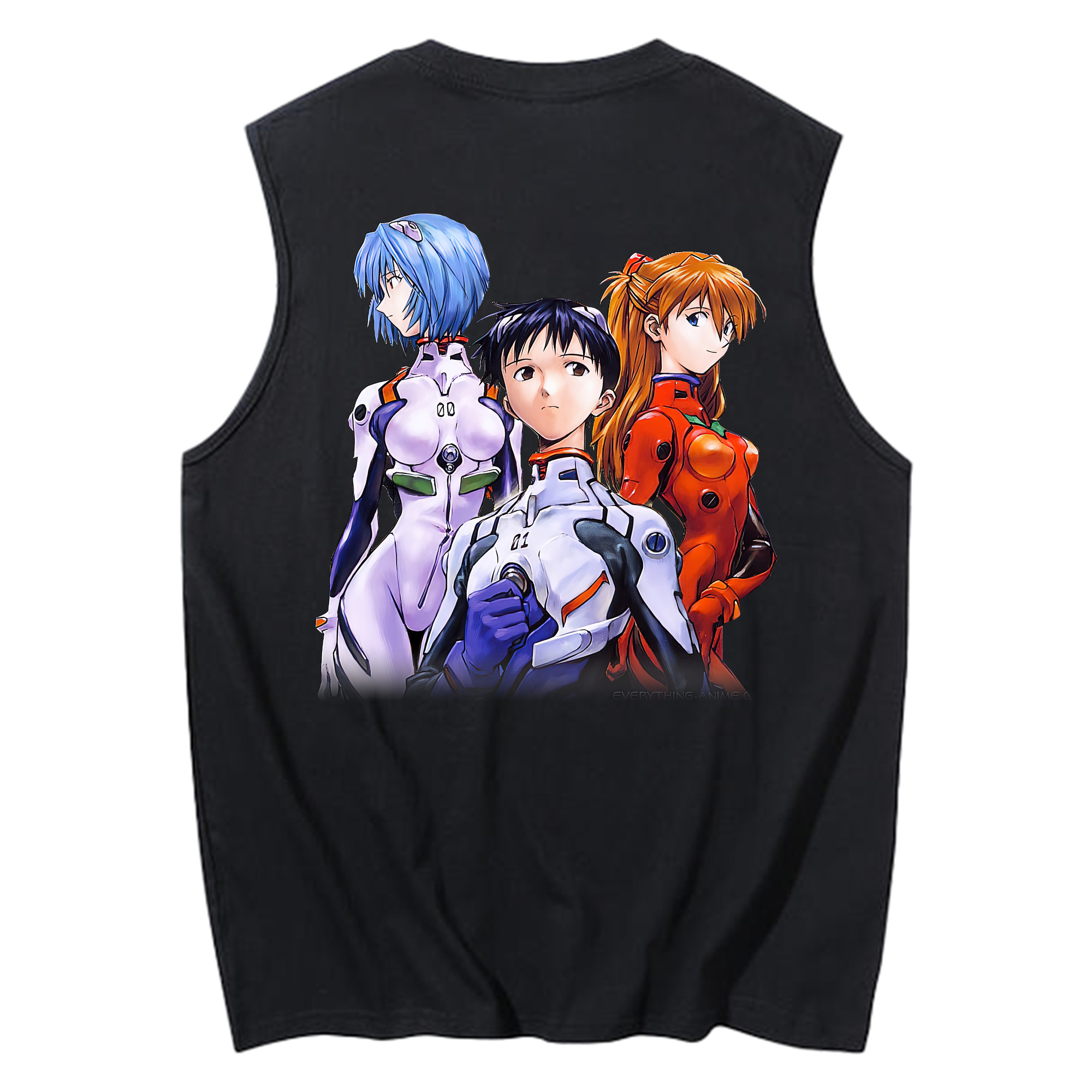 （画像用） EVA 新世紀エヴァンゲリオン コットン100％タンクトップ（背面プリント）