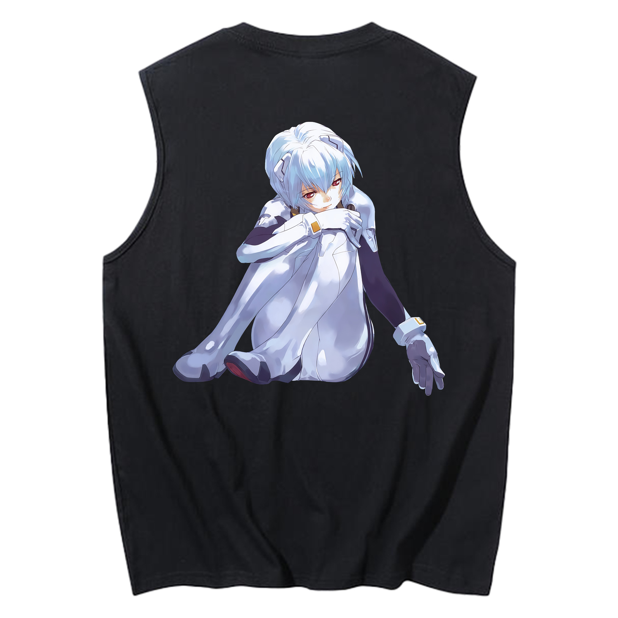 （画像用） EVA 新世紀エヴァンゲリオン コットン100％タンクトップ（背面プリント）