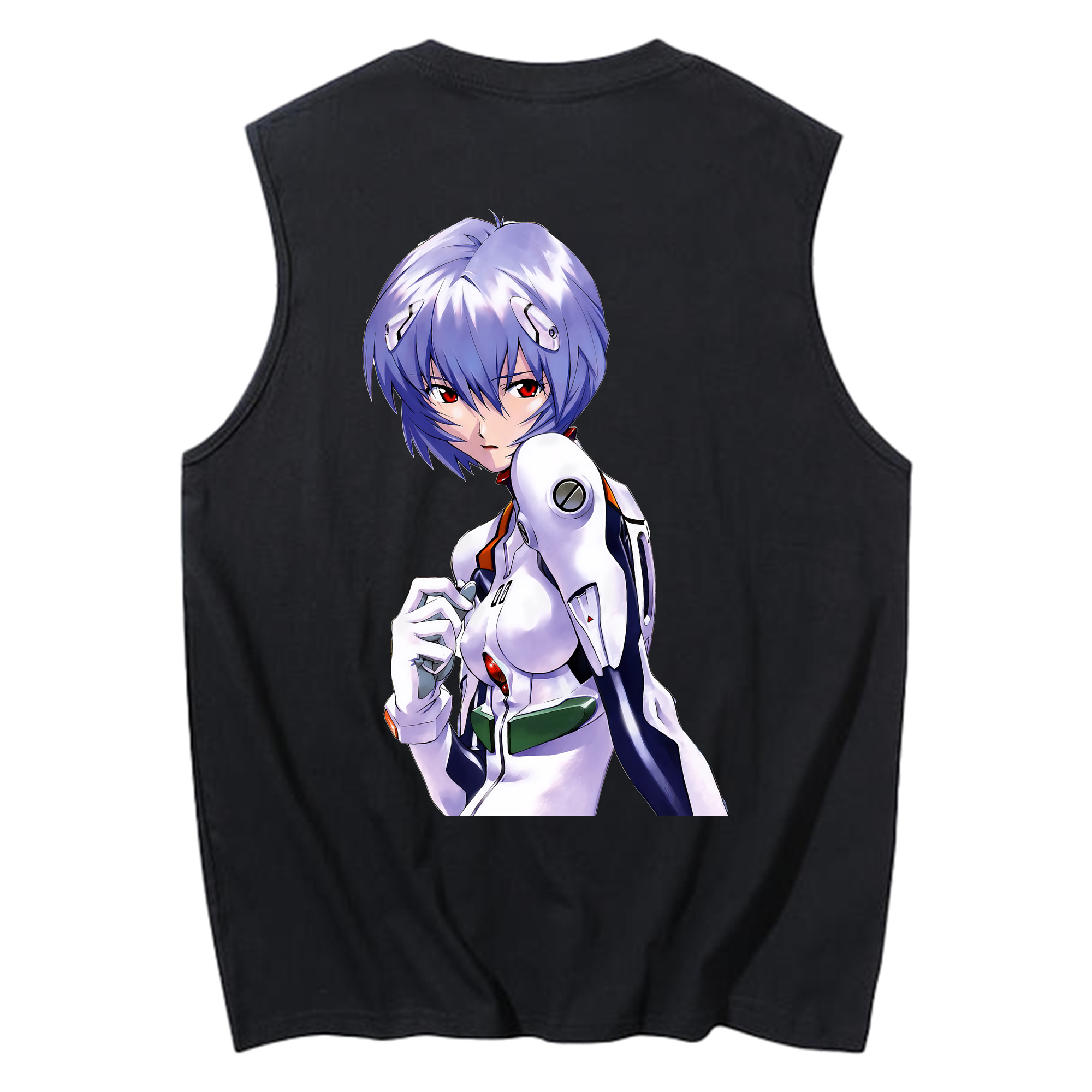 （画像用） EVA 新世紀エヴァンゲリオン コットン100％タンクトップ（背面プリント）
