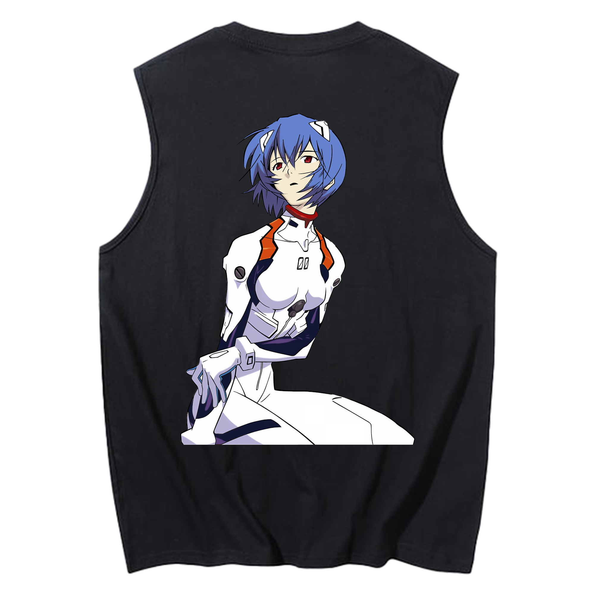 （画像用） EVA 新世紀エヴァンゲリオン コットン100％タンクトップ（背面プリント）
