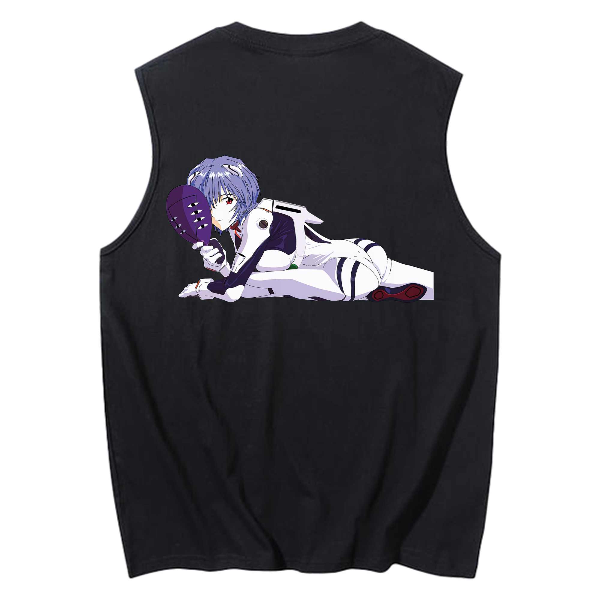（画像用） EVA 新世紀エヴァンゲリオン コットン100％タンクトップ（背面プリント）