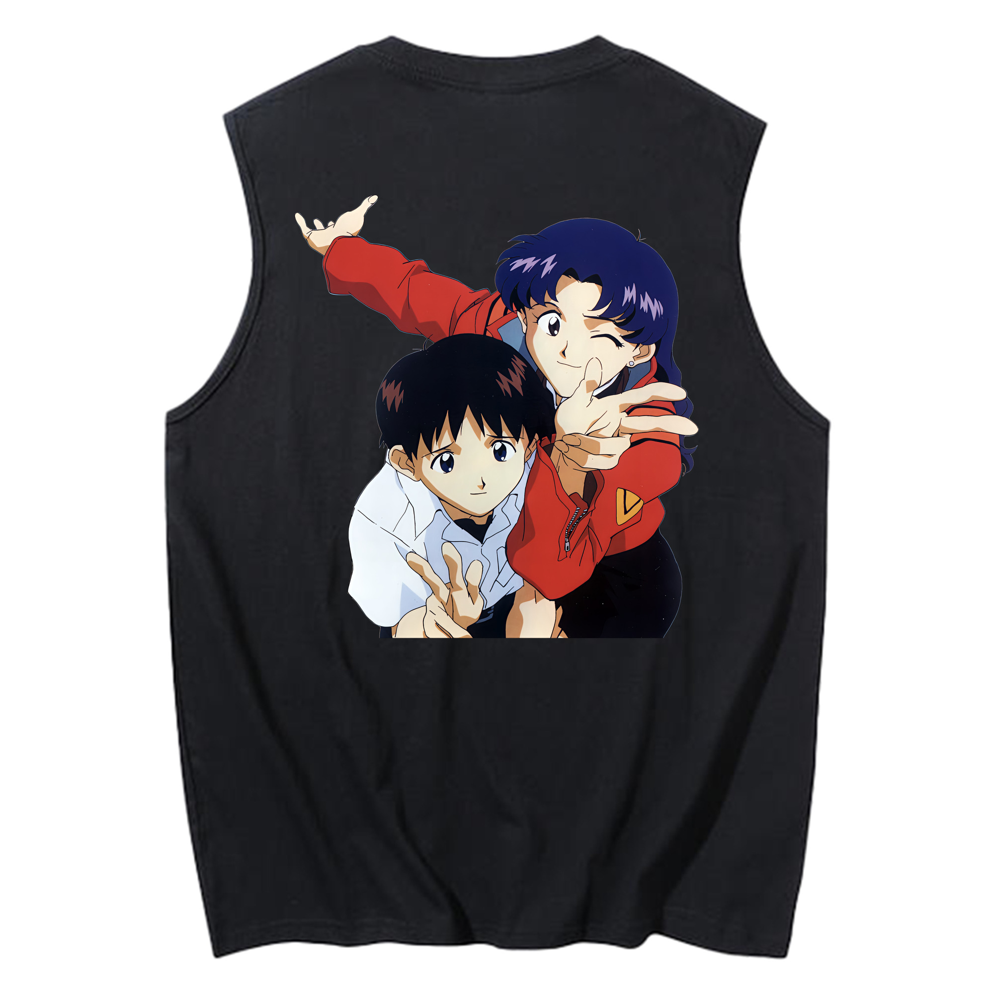 （画像用） EVA 新世紀エヴァンゲリオン コットン100％タンクトップ（背面プリント）