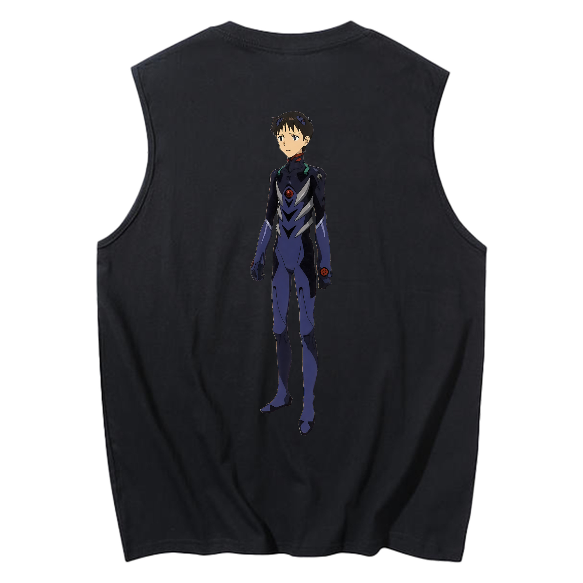 （画像用） EVA 新世紀エヴァンゲリオン コットン100％タンクトップ（背面プリント）