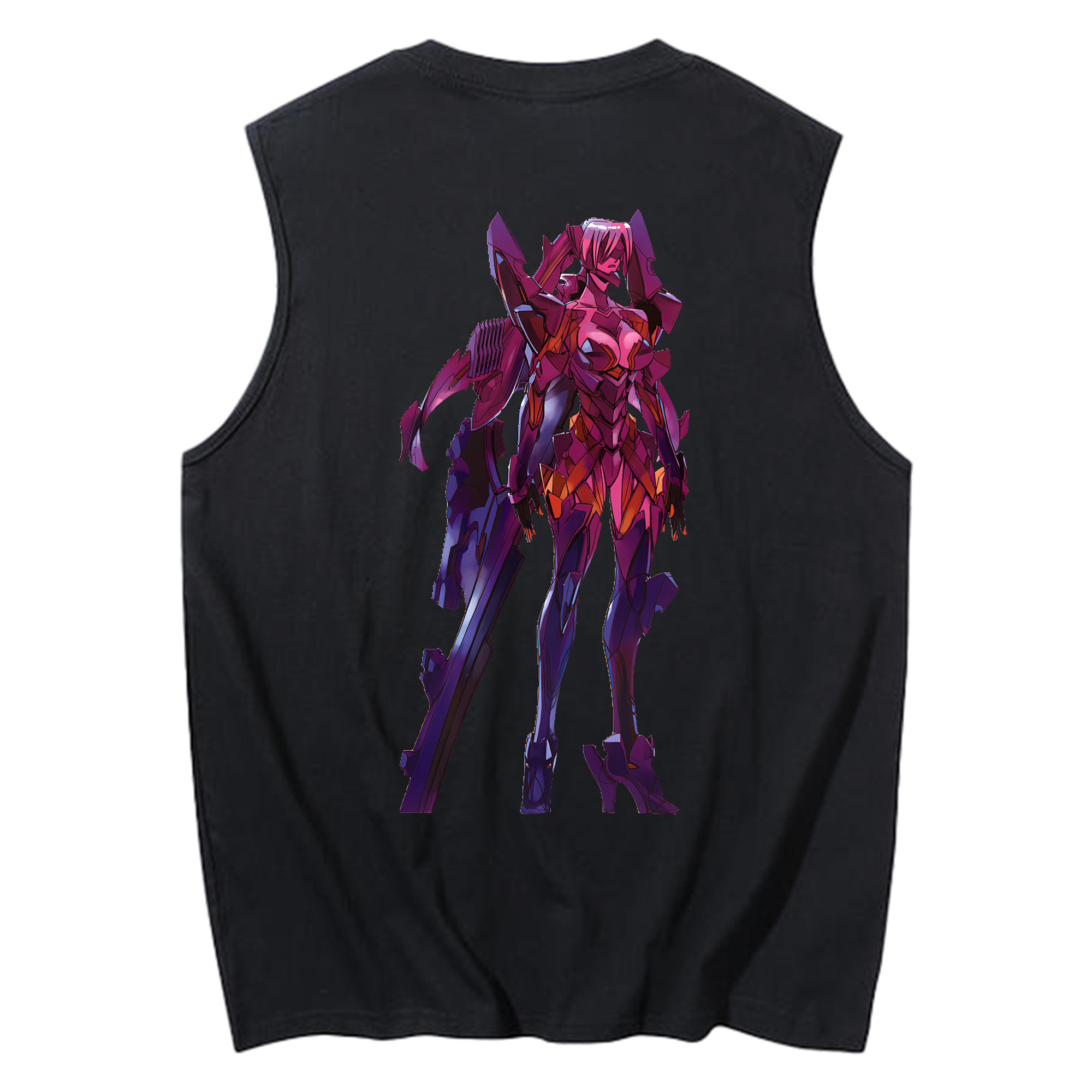 （画像用） EVA 新世紀エヴァンゲリオン コットン100％タンクトップ（背面プリント）