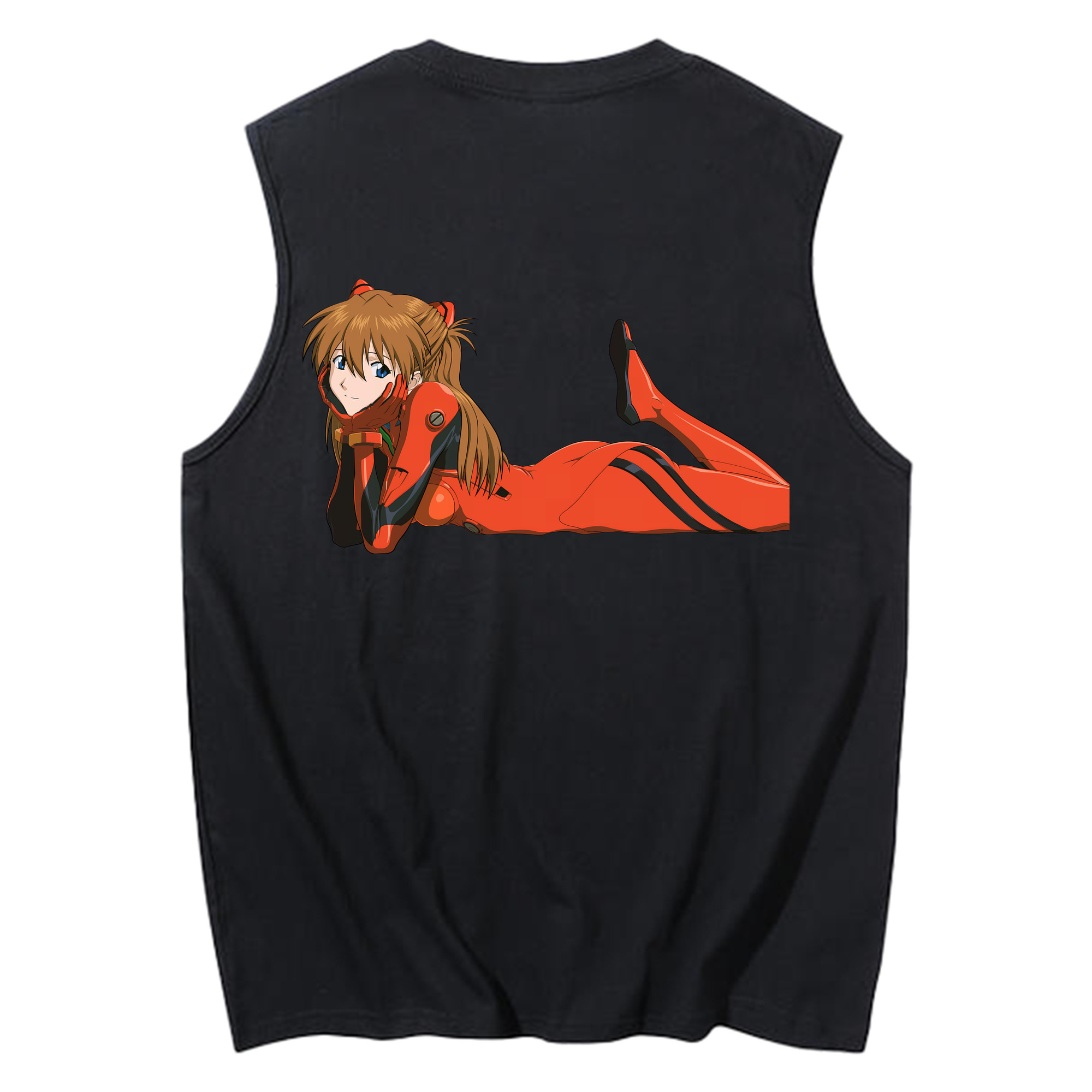 （画像用） EVA 新世紀エヴァンゲリオン コットン100％タンクトップ（背面プリント）