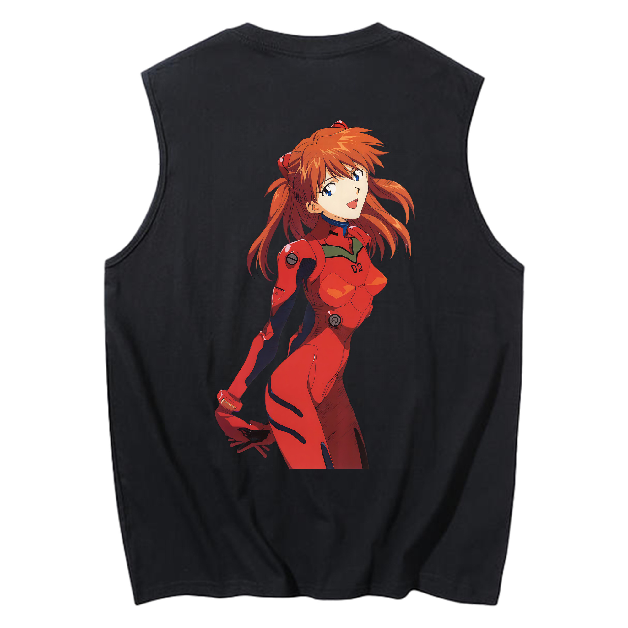 （画像用） EVA 新世紀エヴァンゲリオン コットン100％タンクトップ（背面プリント）