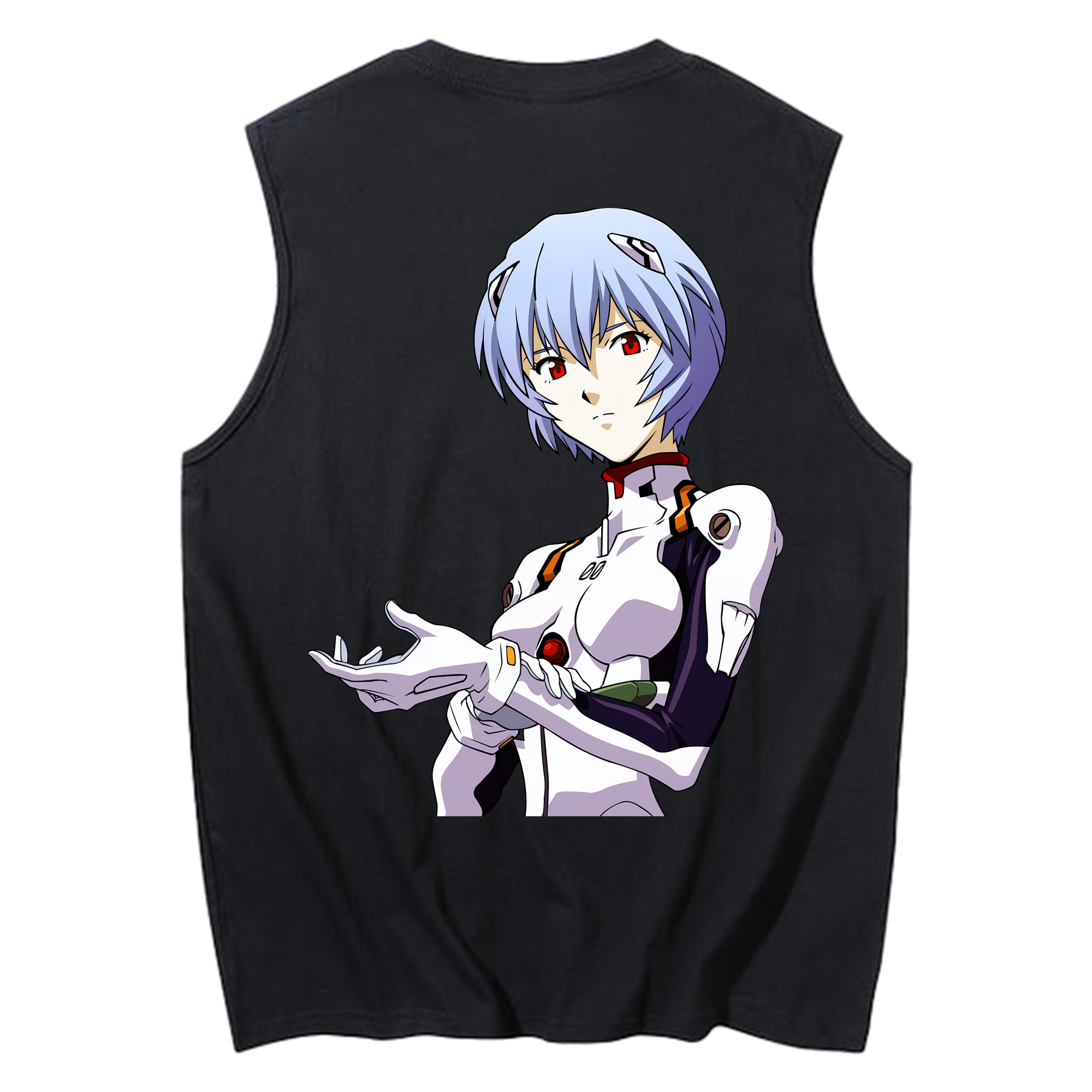 （画像用） EVA 新世紀エヴァンゲリオン コットン100％タンクトップ（背面プリント）