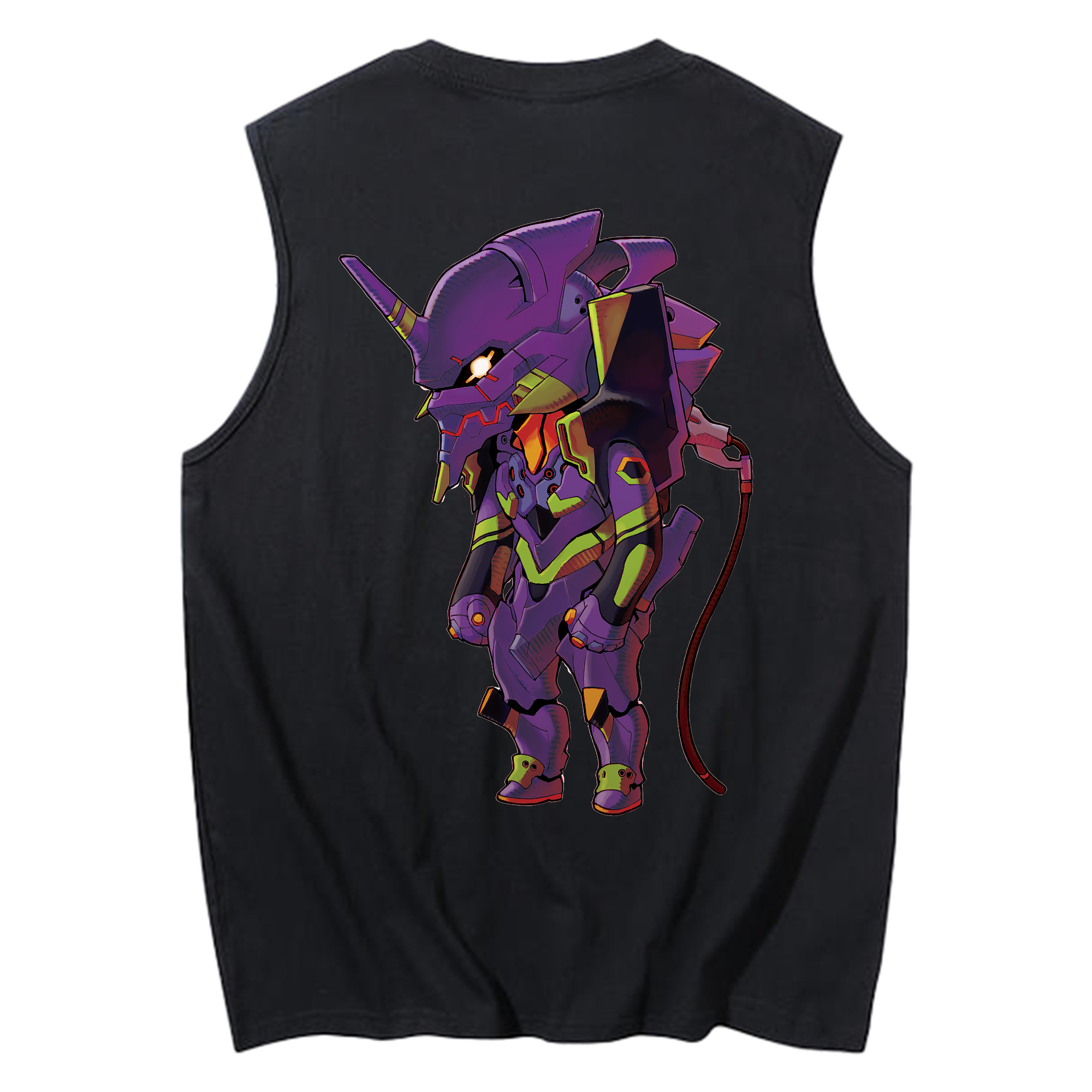 （画像用） EVA 新世紀エヴァンゲリオン コットン100％タンクトップ（背面プリント）