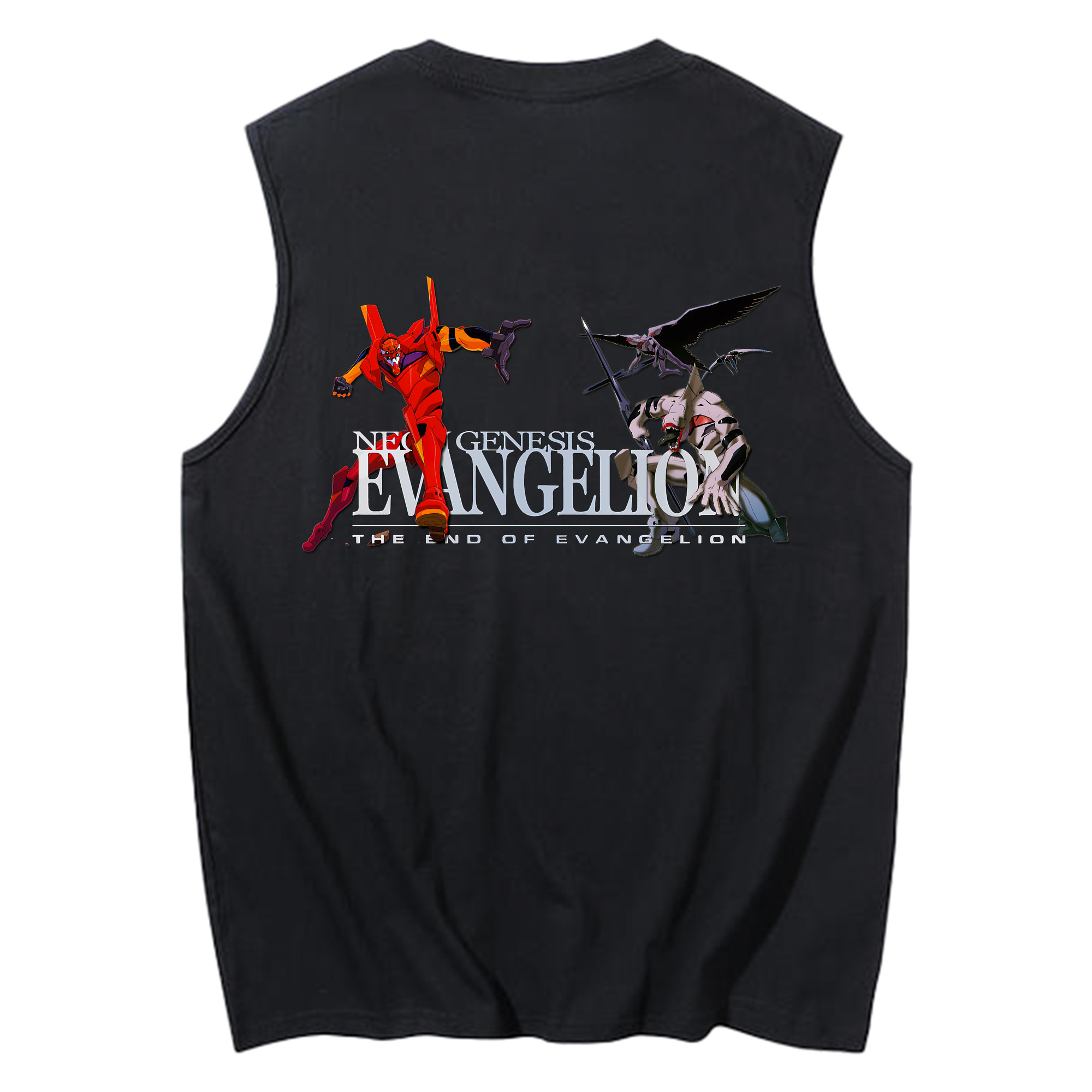 （画像用） EVA 新世紀エヴァンゲリオン コットン100％タンクトップ（背面プリント）