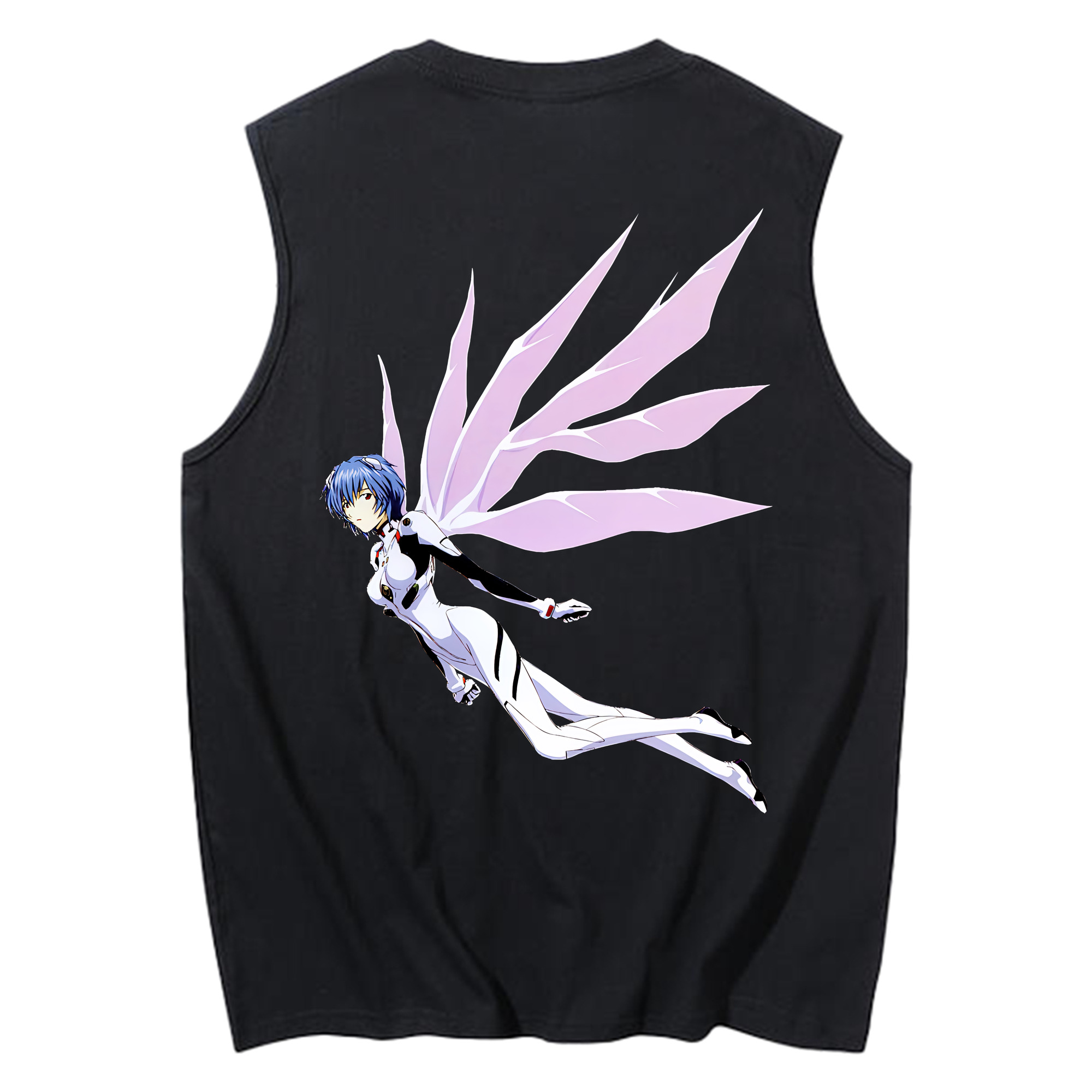 （画像用） EVA 新世紀エヴァンゲリオン コットン100％タンクトップ（背面プリント）
