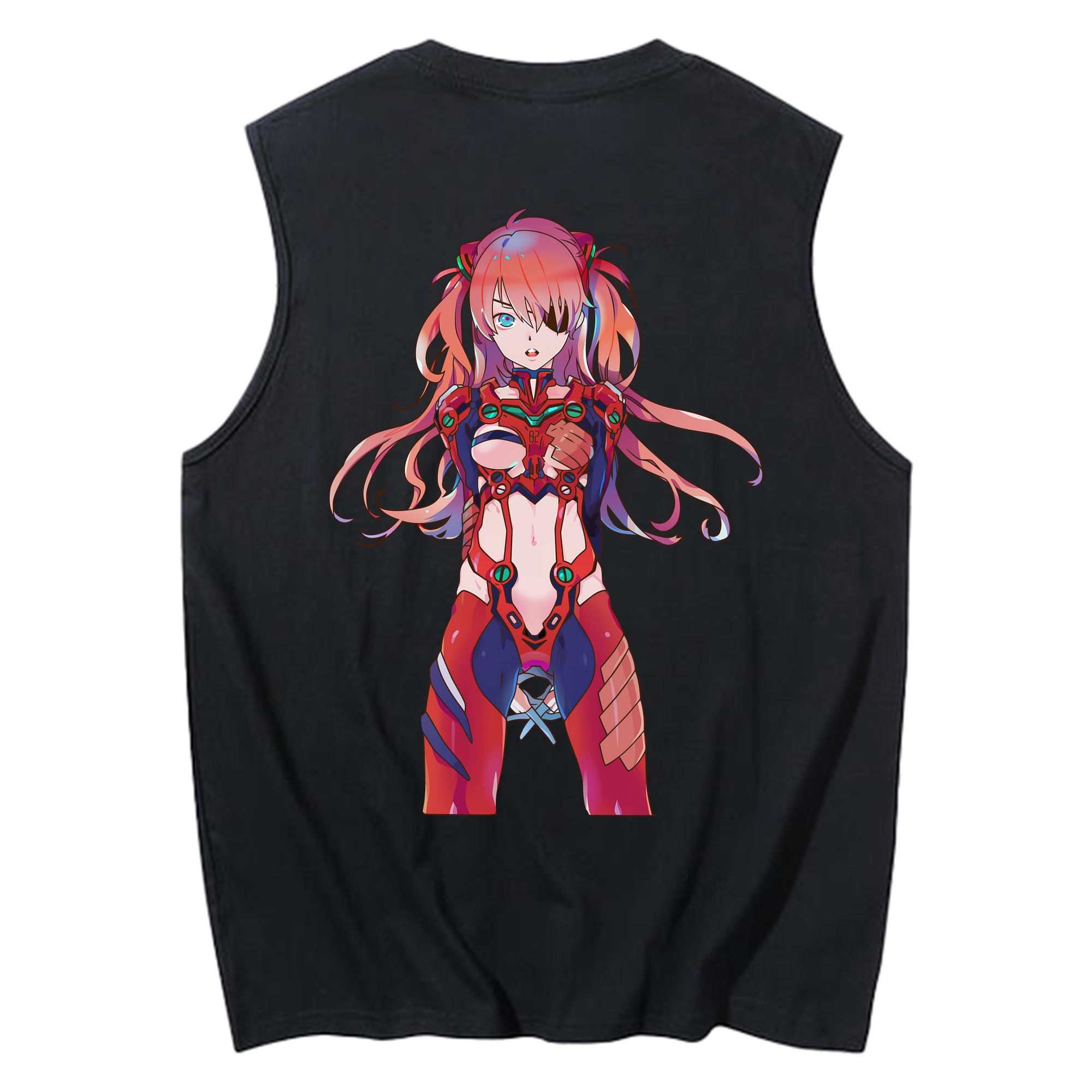（画像用） EVA 新世紀エヴァンゲリオン コットン100％タンクトップ（背面プリント）