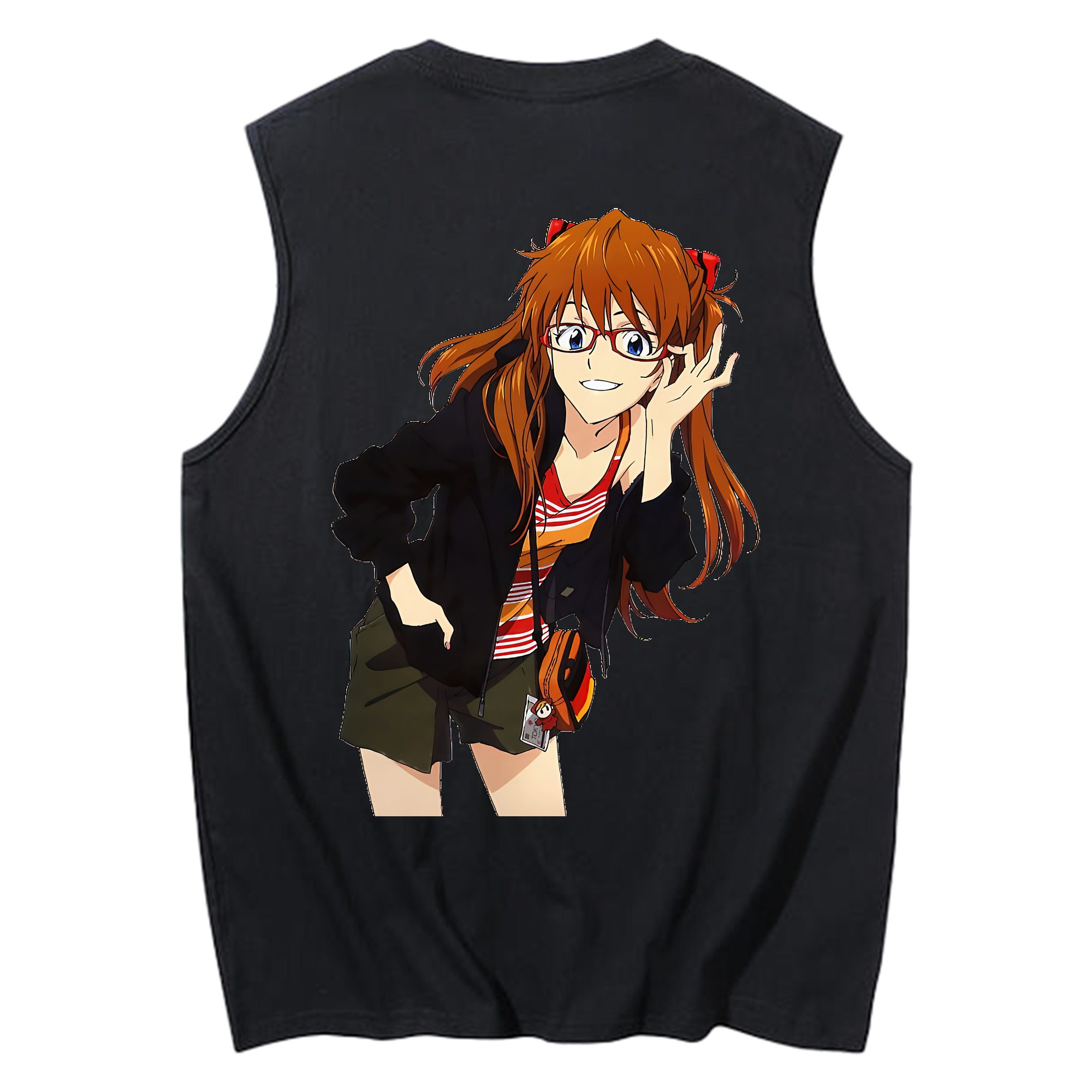 （画像用） EVA 新世紀エヴァンゲリオン コットン100％タンクトップ（背面プリント）